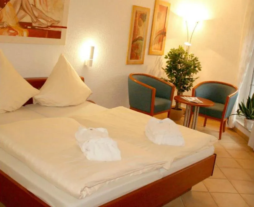 Bed in Hostellerie Bacher