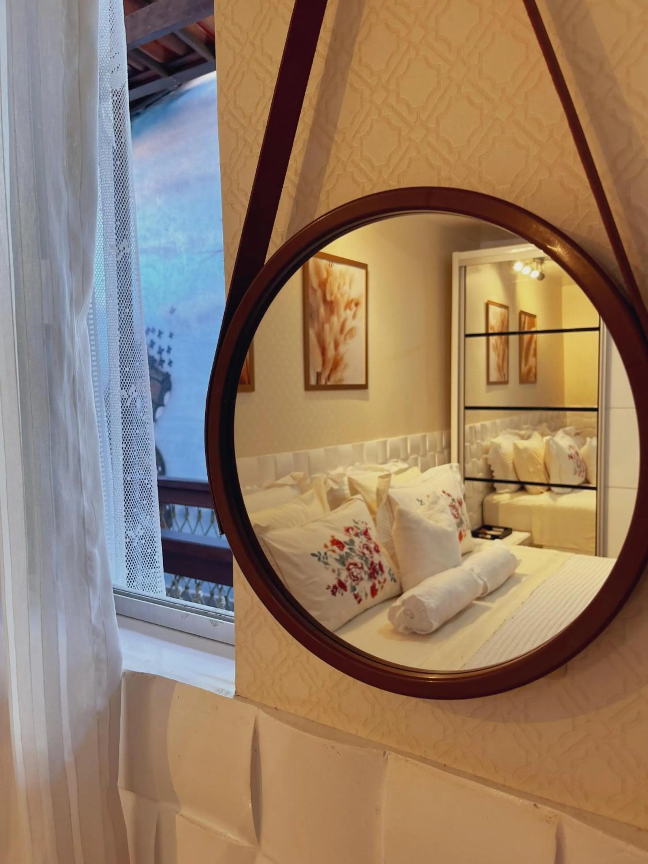 Bed in Pousada Recanto da Família