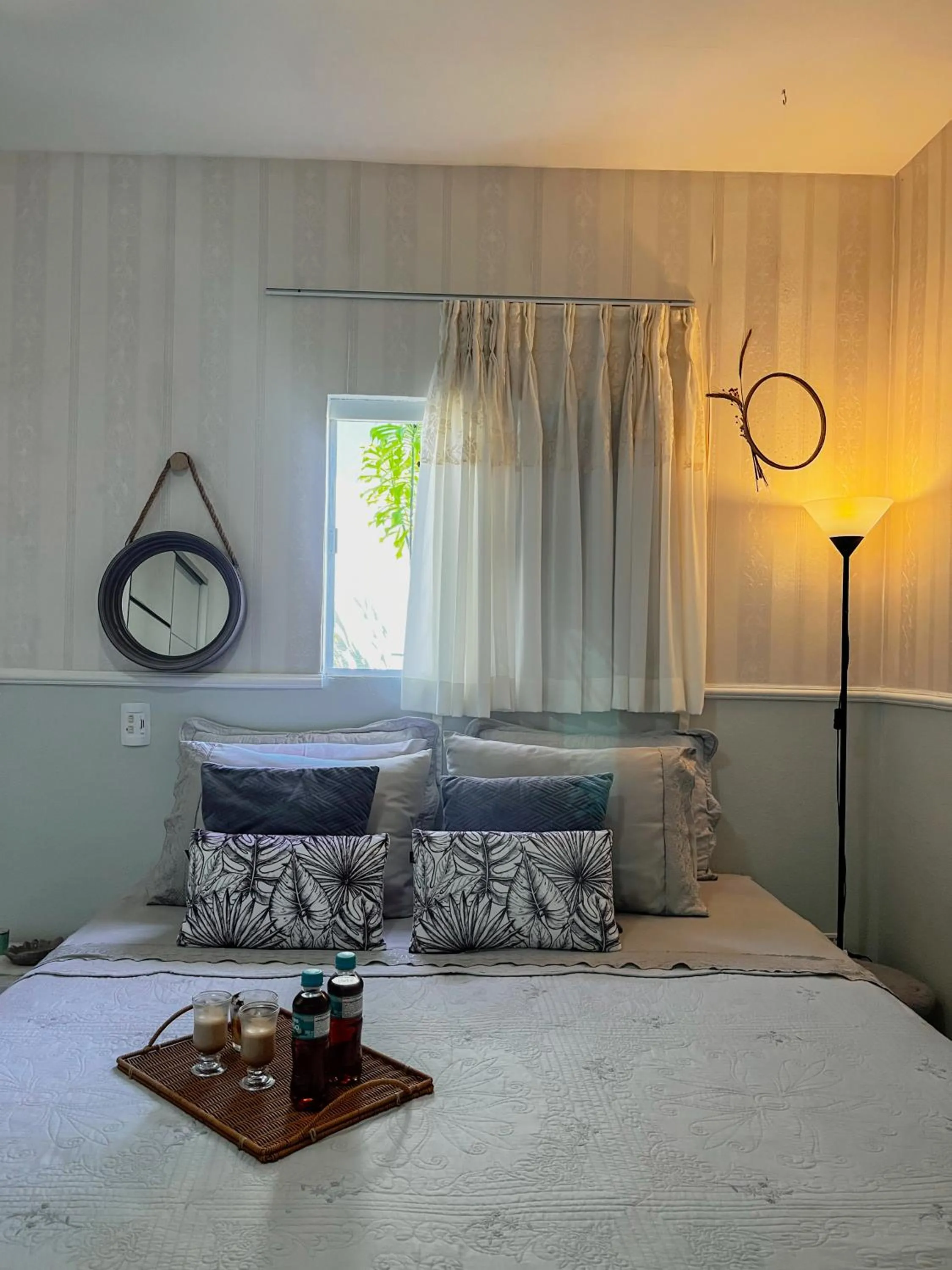 Bed in Pousada Recanto da Família