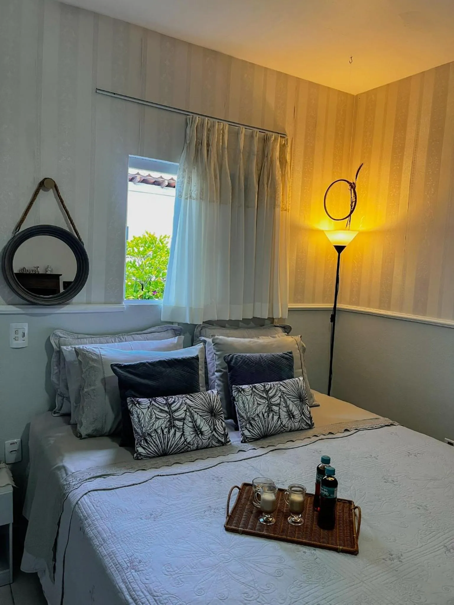 Bed in Pousada Recanto da Família