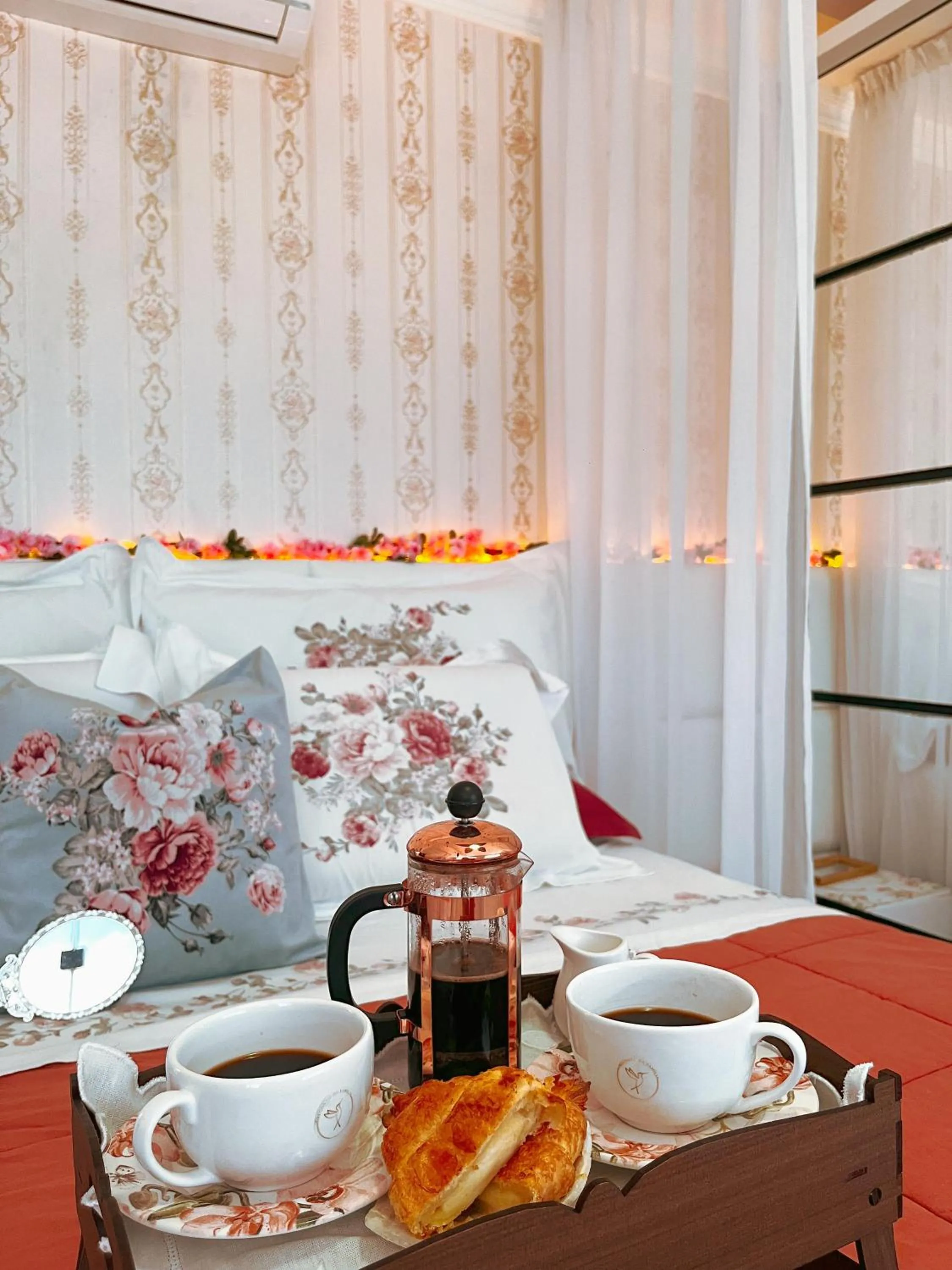 Bed in Pousada Recanto da Família