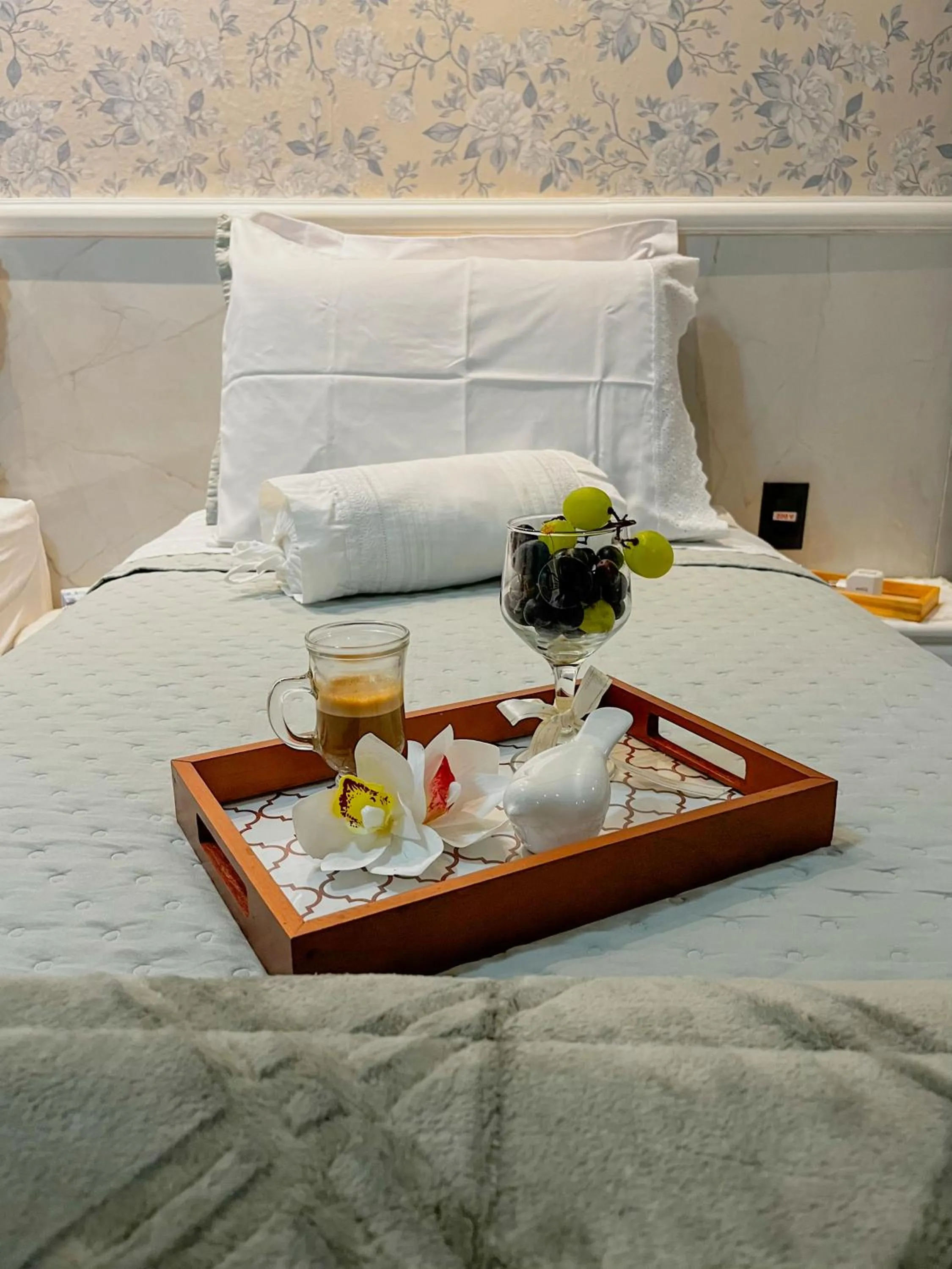 Bed in Pousada Recanto da Família