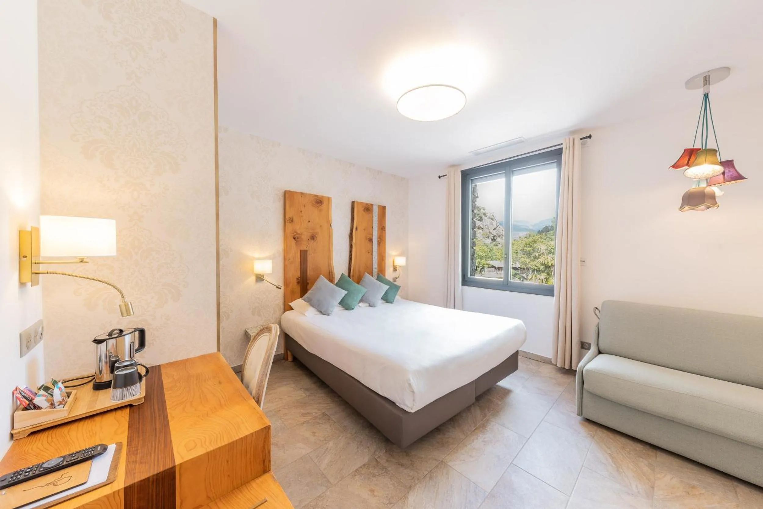 Bed in Hôtel de la Restonica