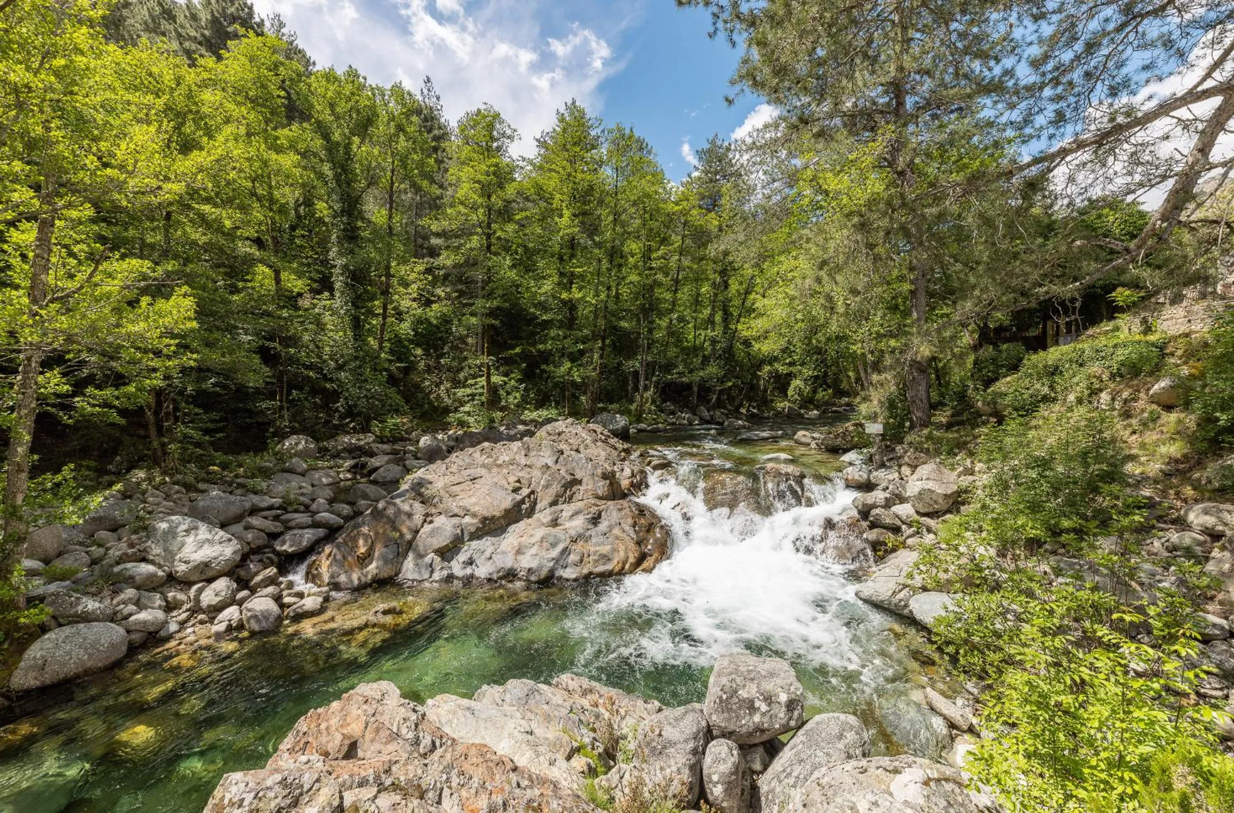 Natural landscape in Hôtel de la Restonica