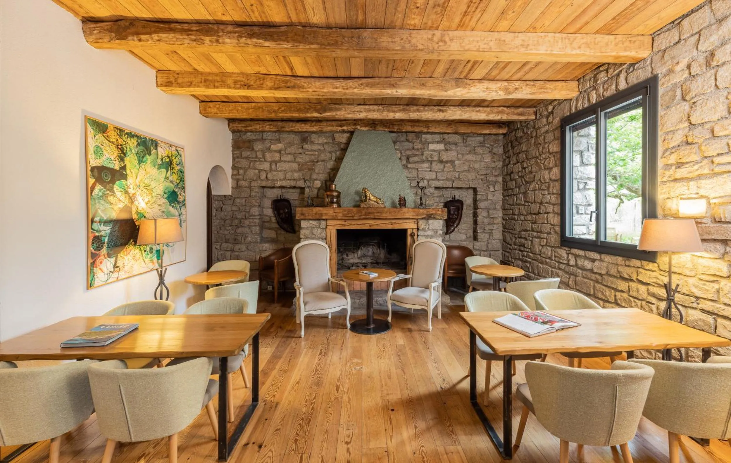 Living room in Hôtel de la Restonica