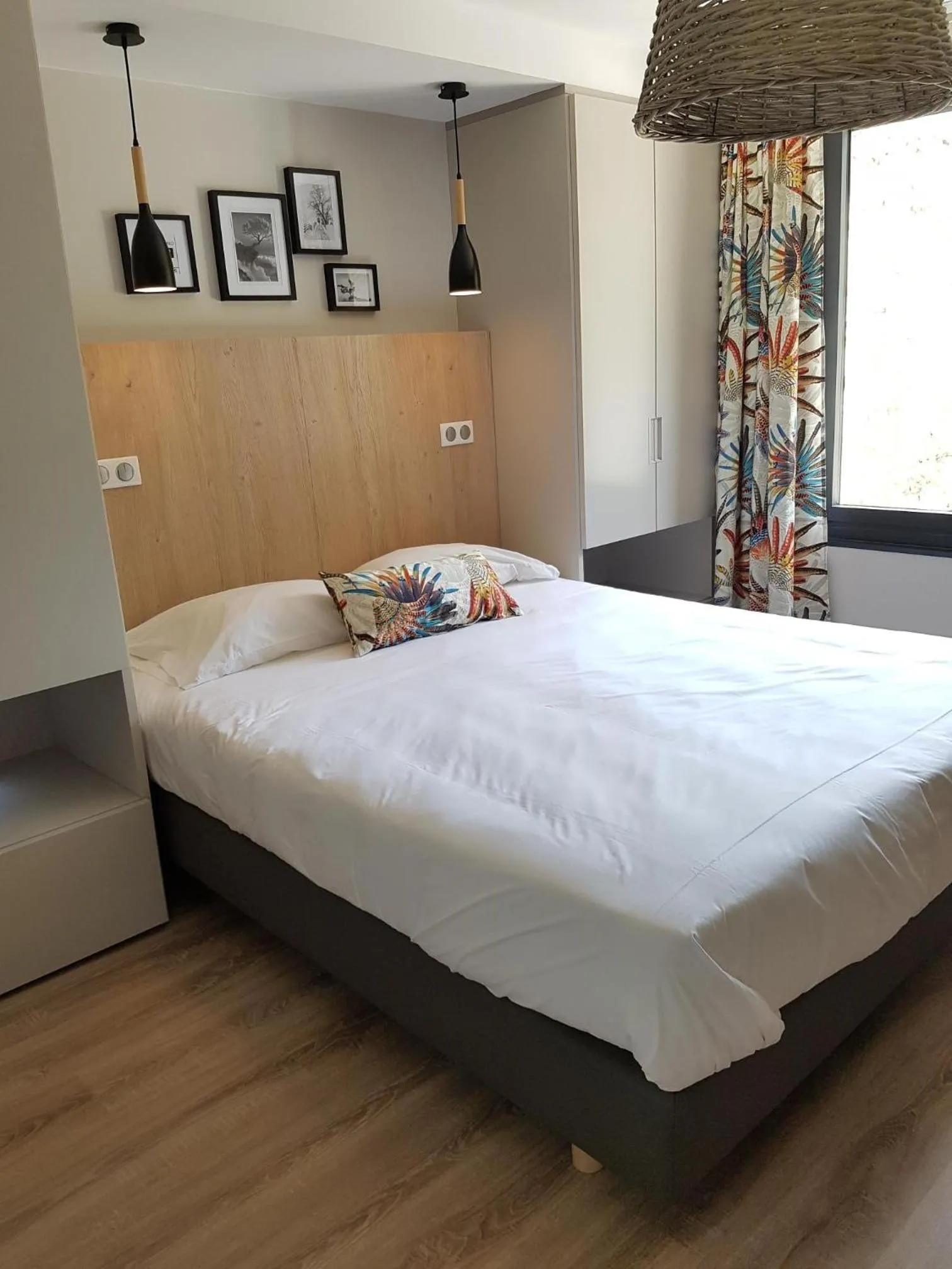 Bed in Hôtel de la Restonica