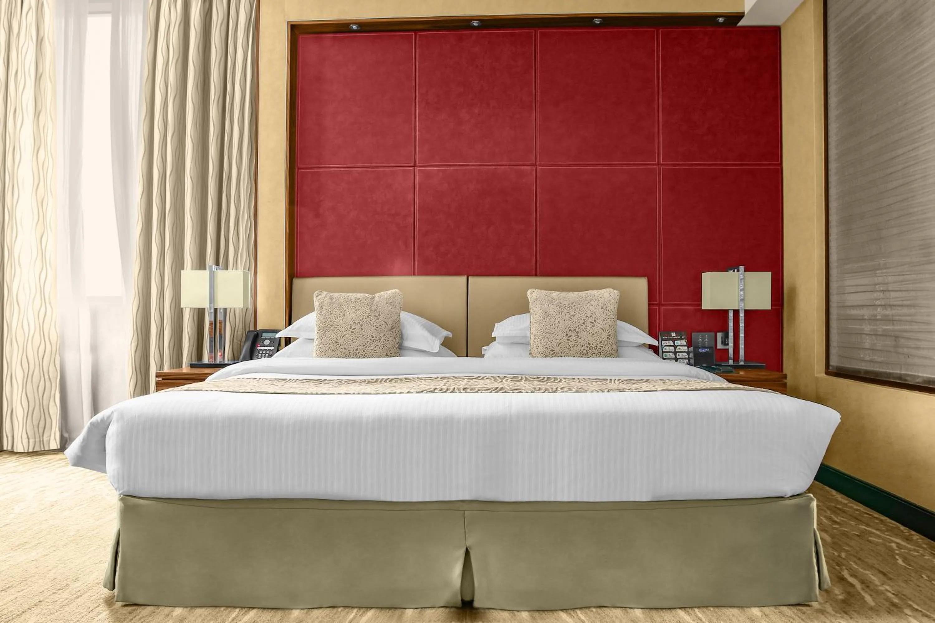 Bed in Millennium Plaza Doha