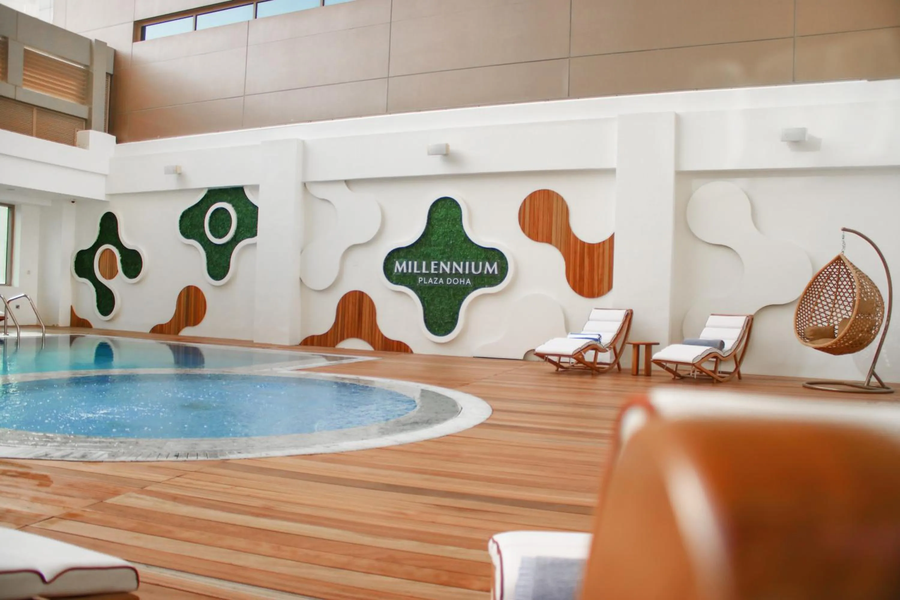 Swimming pool in Millennium Plaza Doha
