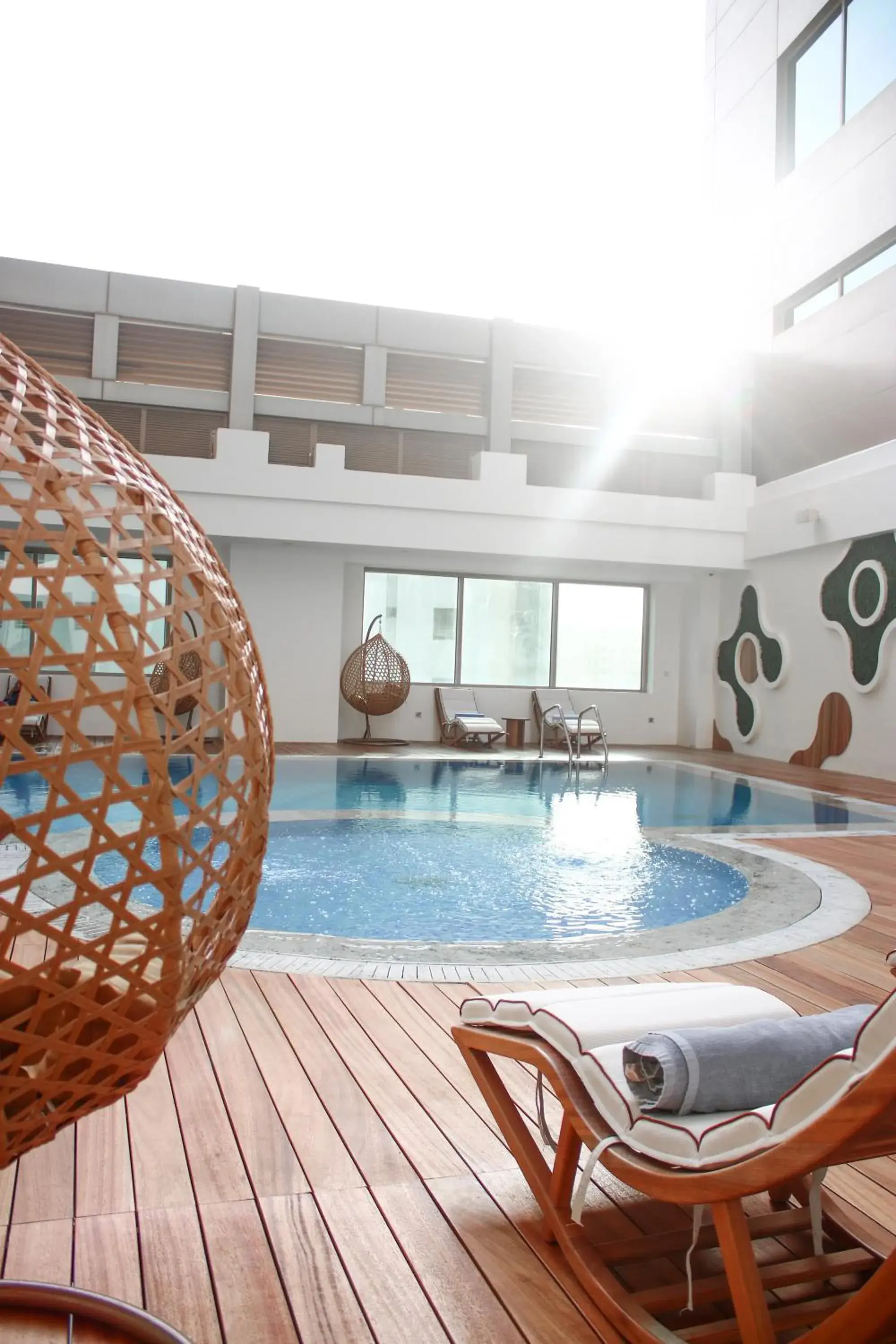 Swimming pool in Millennium Plaza Doha Swimming pool in Millennium Plaza Doha