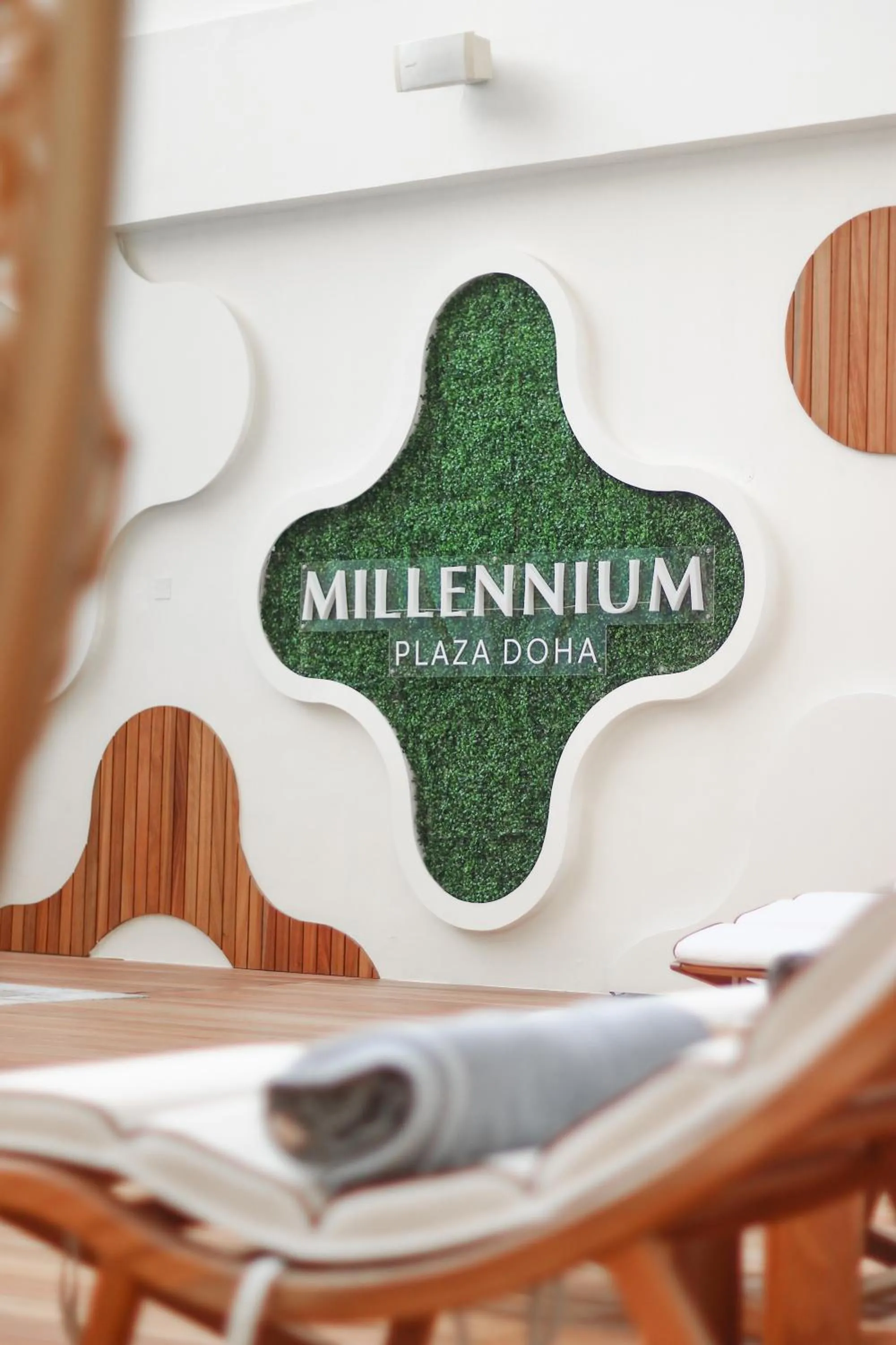 Swimming pool in Millennium Plaza Doha