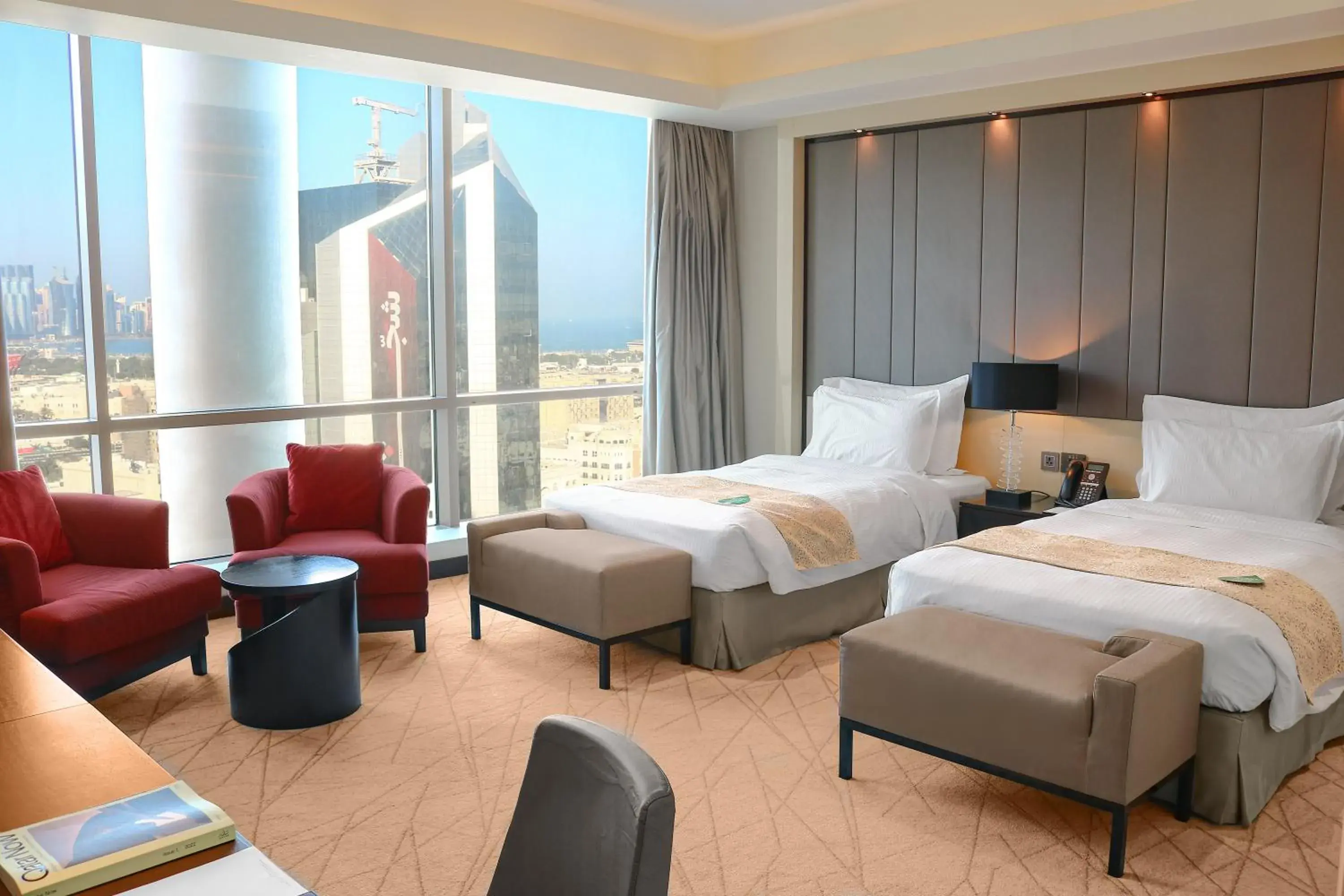 Photo of the whole room, Bed in Millennium Plaza Doha Photo of the whole room, Bed in Millennium Plaza Doha