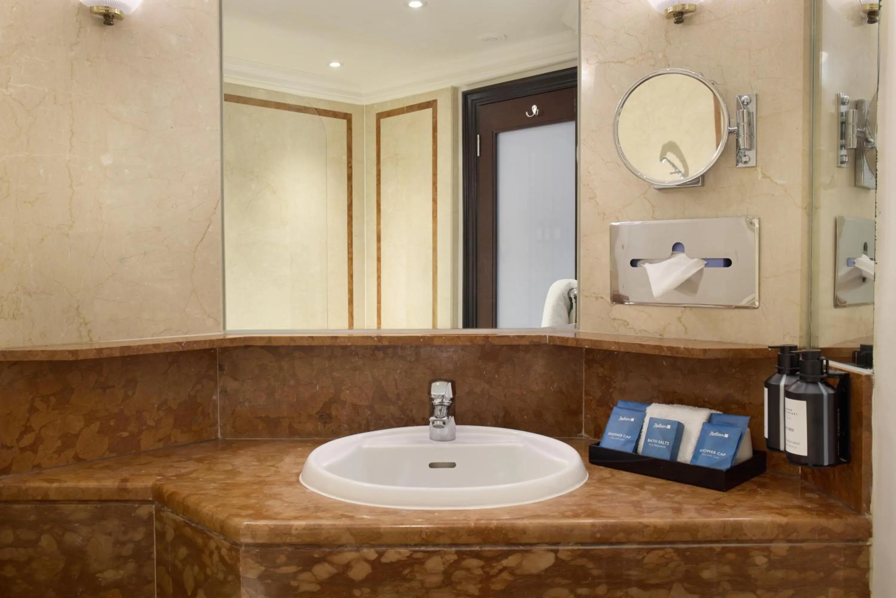 Bathroom in Radisson Blu Hotel, London Leicester Square