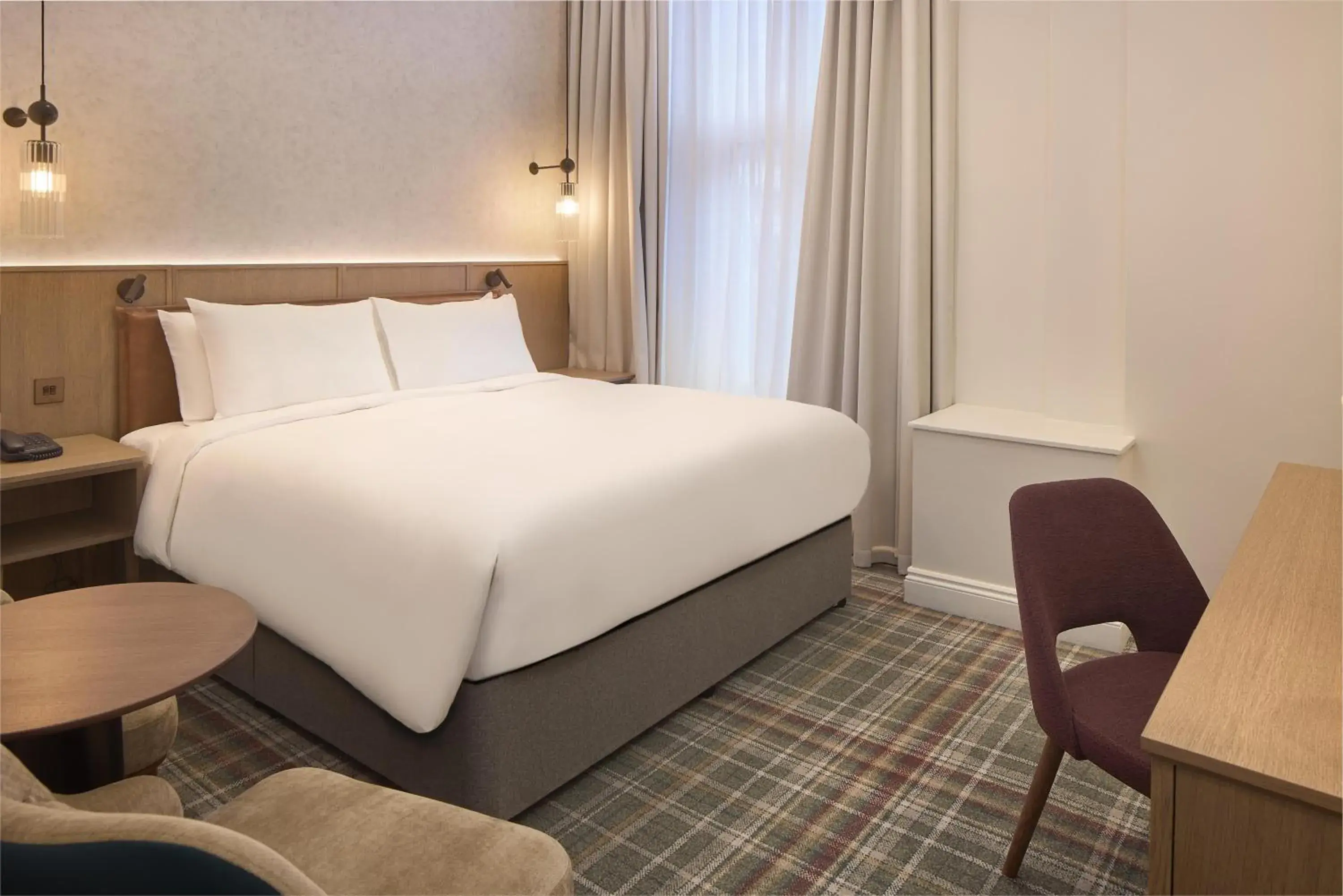 Bedroom, Bed in Radisson Blu Hotel, London Euston Square Bedroom, Bed in Radisson Blu Hotel, London Euston Square