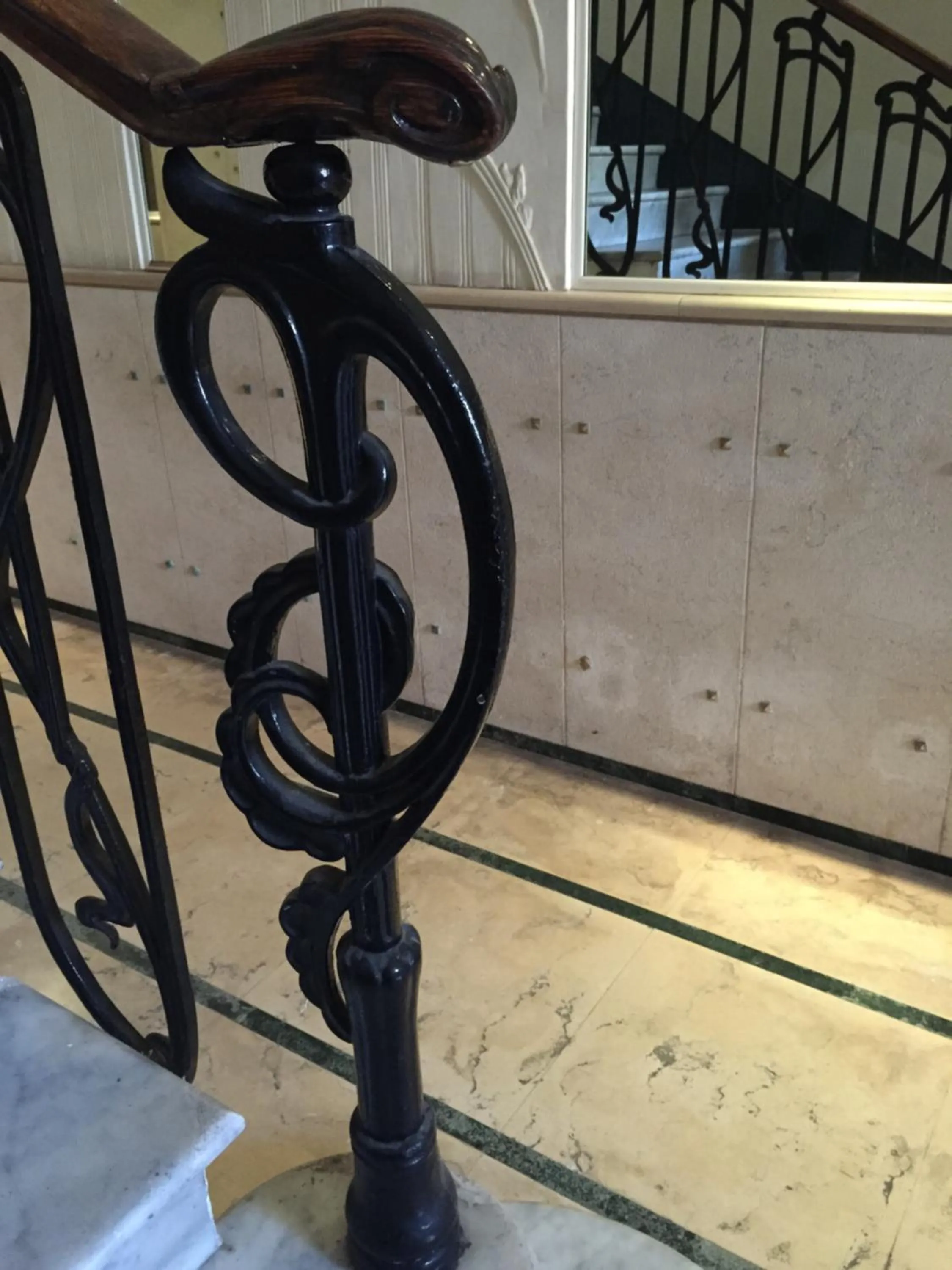Decorative detail in 1910 B&B