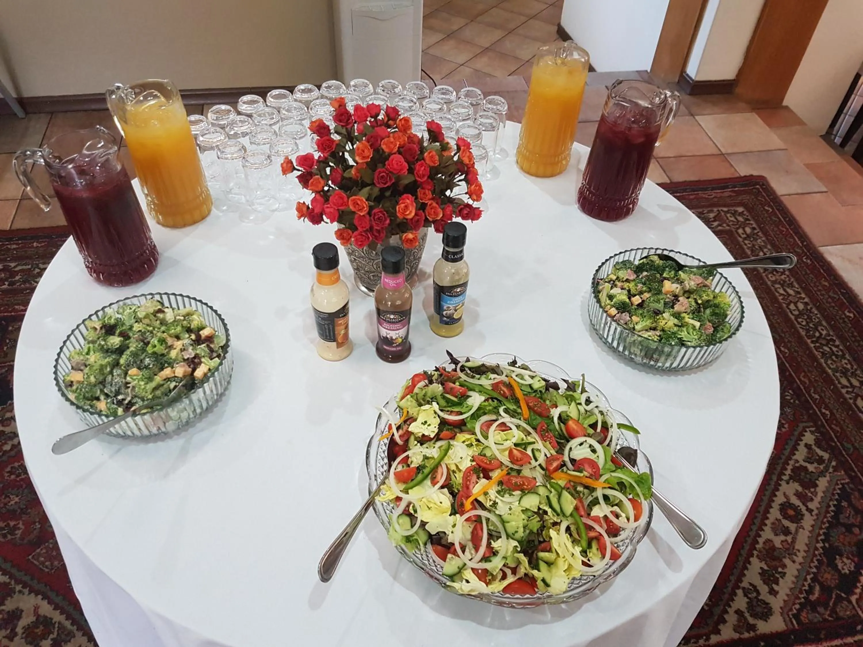 Food and drinks in Cornerstone Guest Lodge