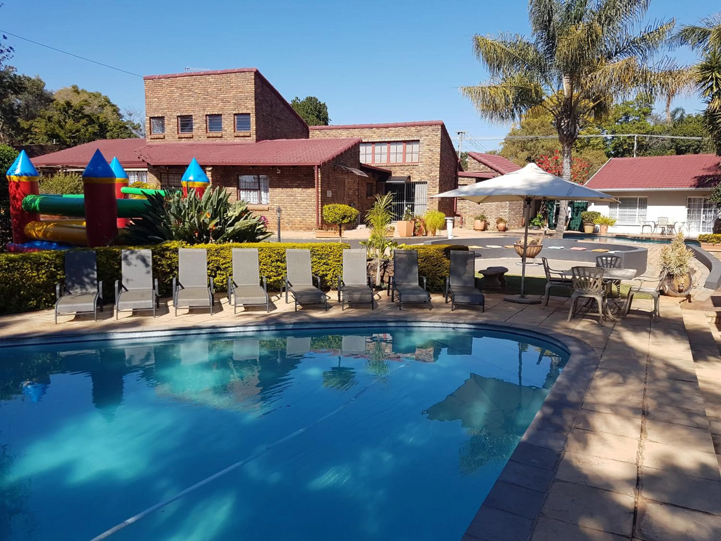 Swimming pool in Cornerstone Guest Lodge