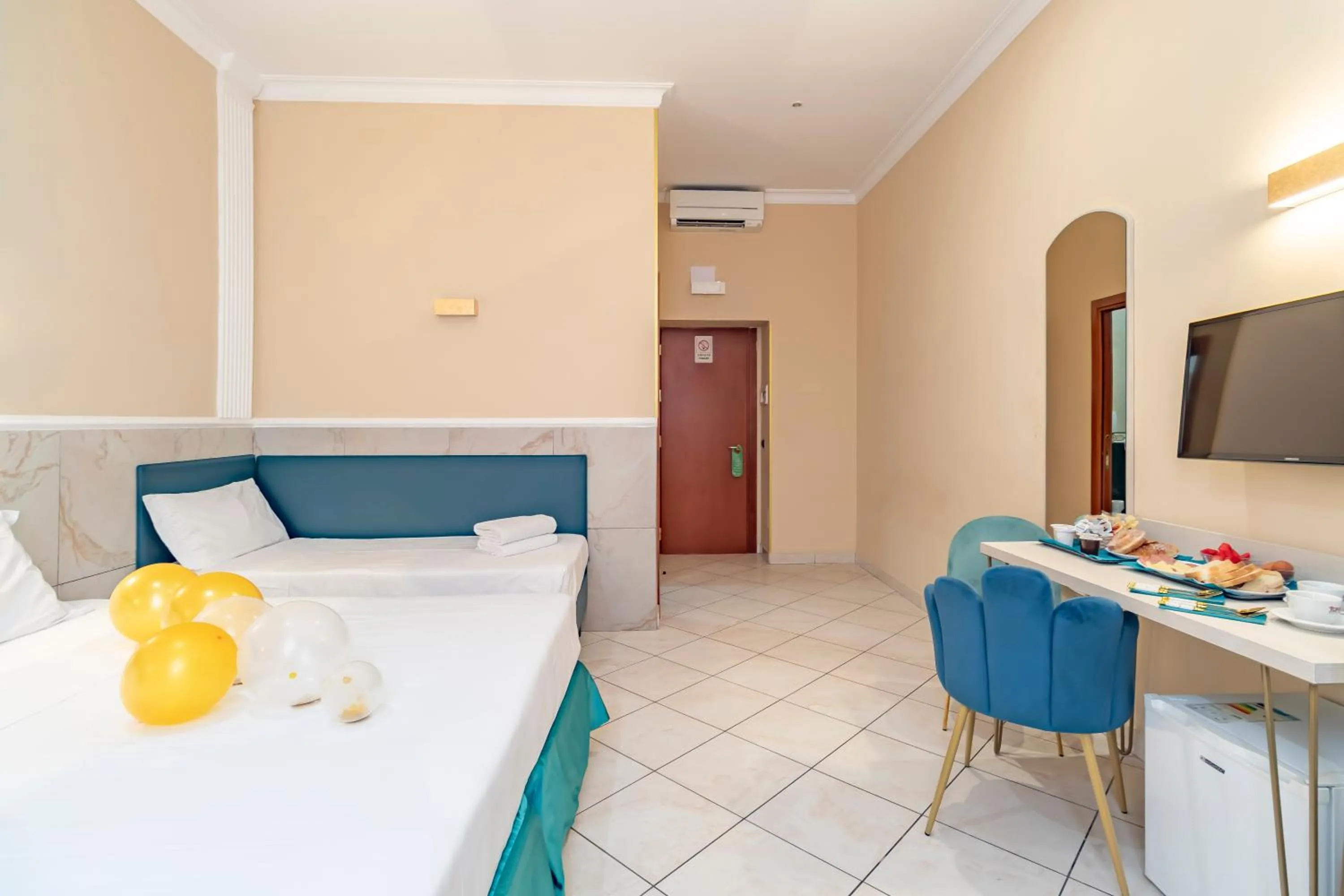 Bed in Hotel Suite Caesar