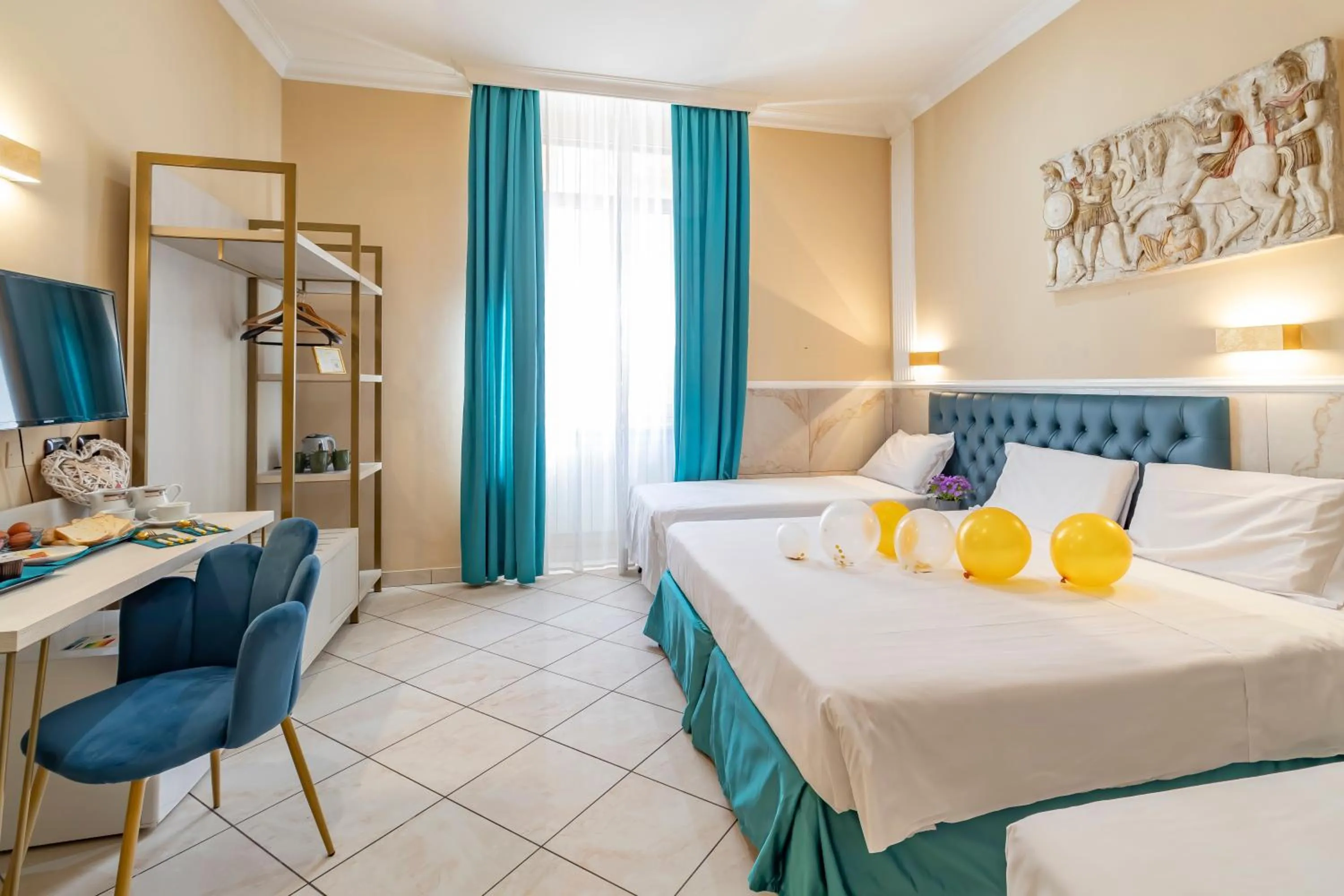 Bed in Hotel Suite Caesar