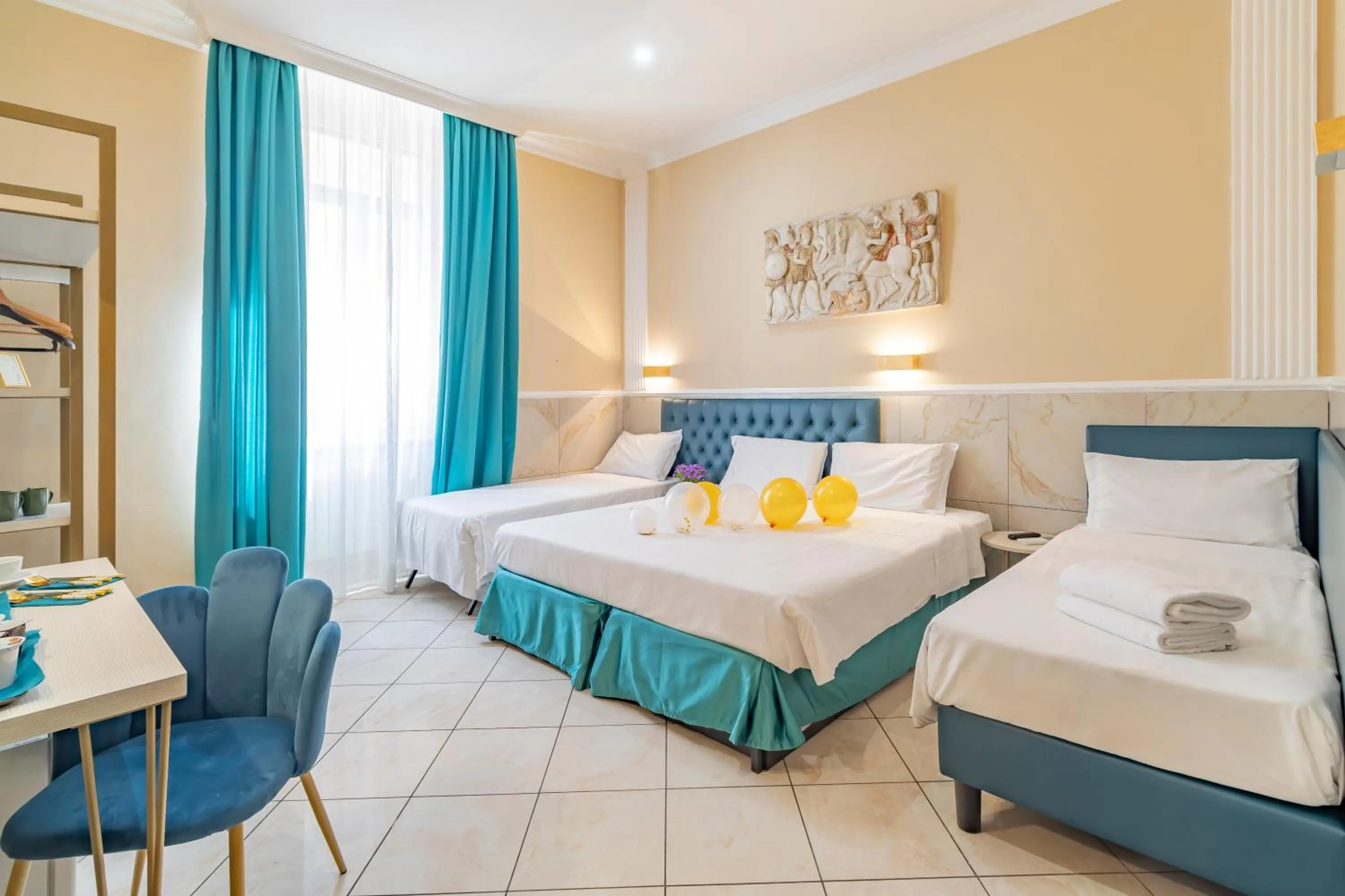 Bed in Hotel Suite Caesar