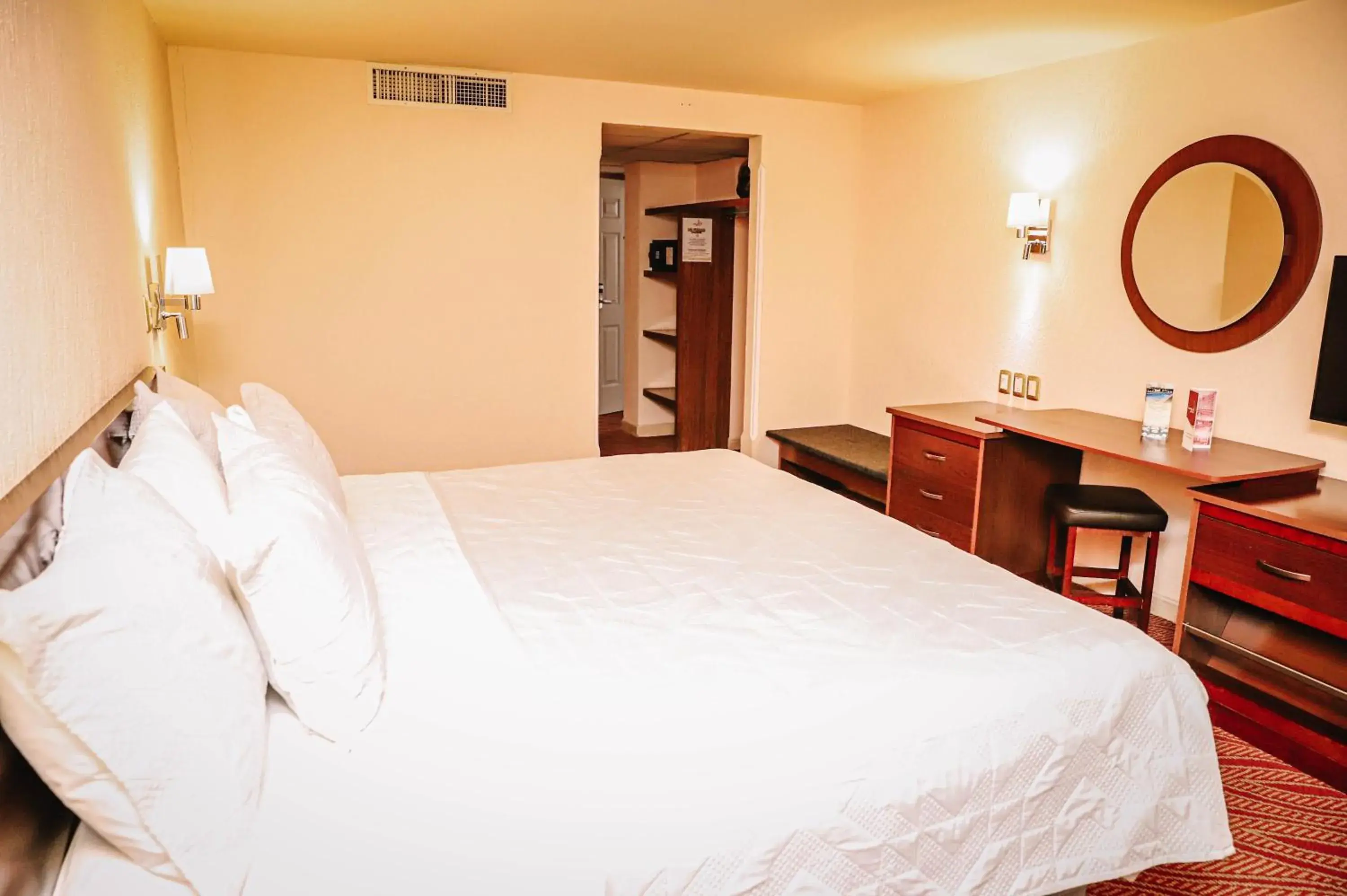 Bed in Hotel Real Plaza Aguascalientes Bed in Hotel Real Plaza Aguascalientes