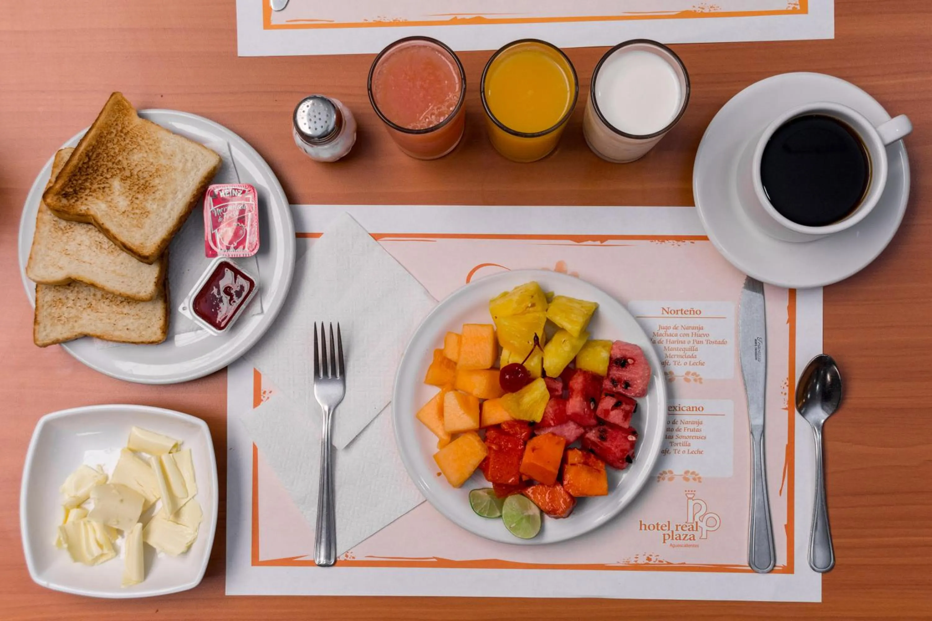 Food in Hotel Real Plaza Aguascalientes