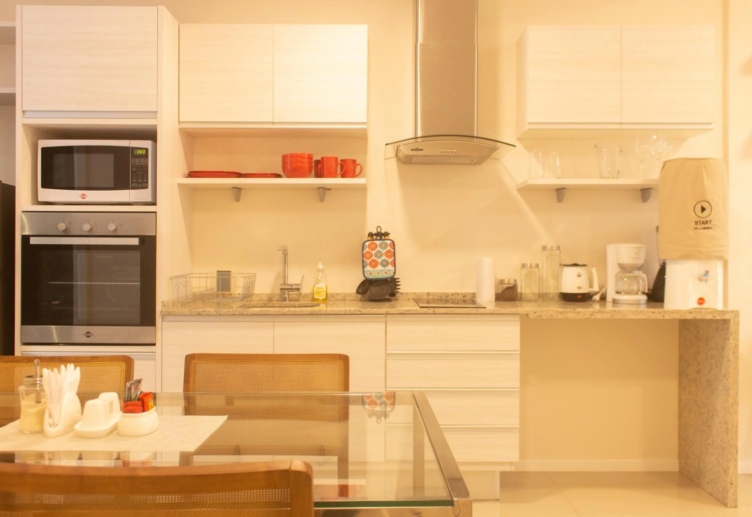 Kitchen or kitchenette in START Villa Morra Rent Apartments