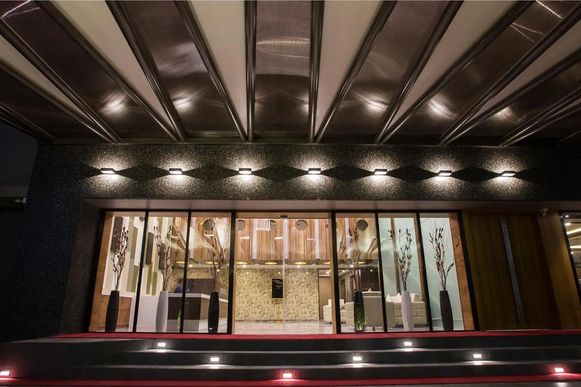 Facade/entrance in Prominent Corporate Residency Facade/entrance in Prominent Corporate Residency