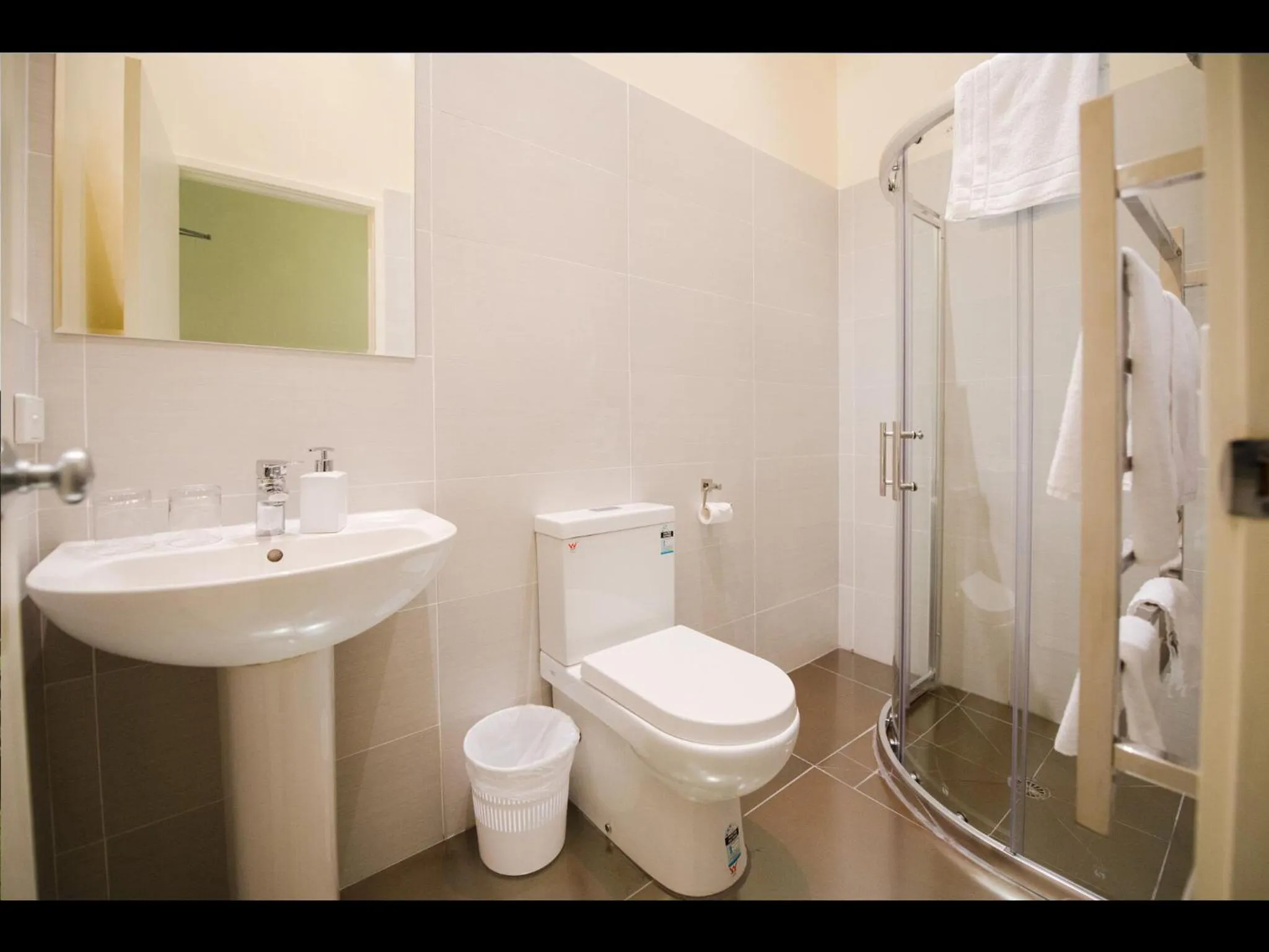 Shower in Grand Central Serviced Apartments