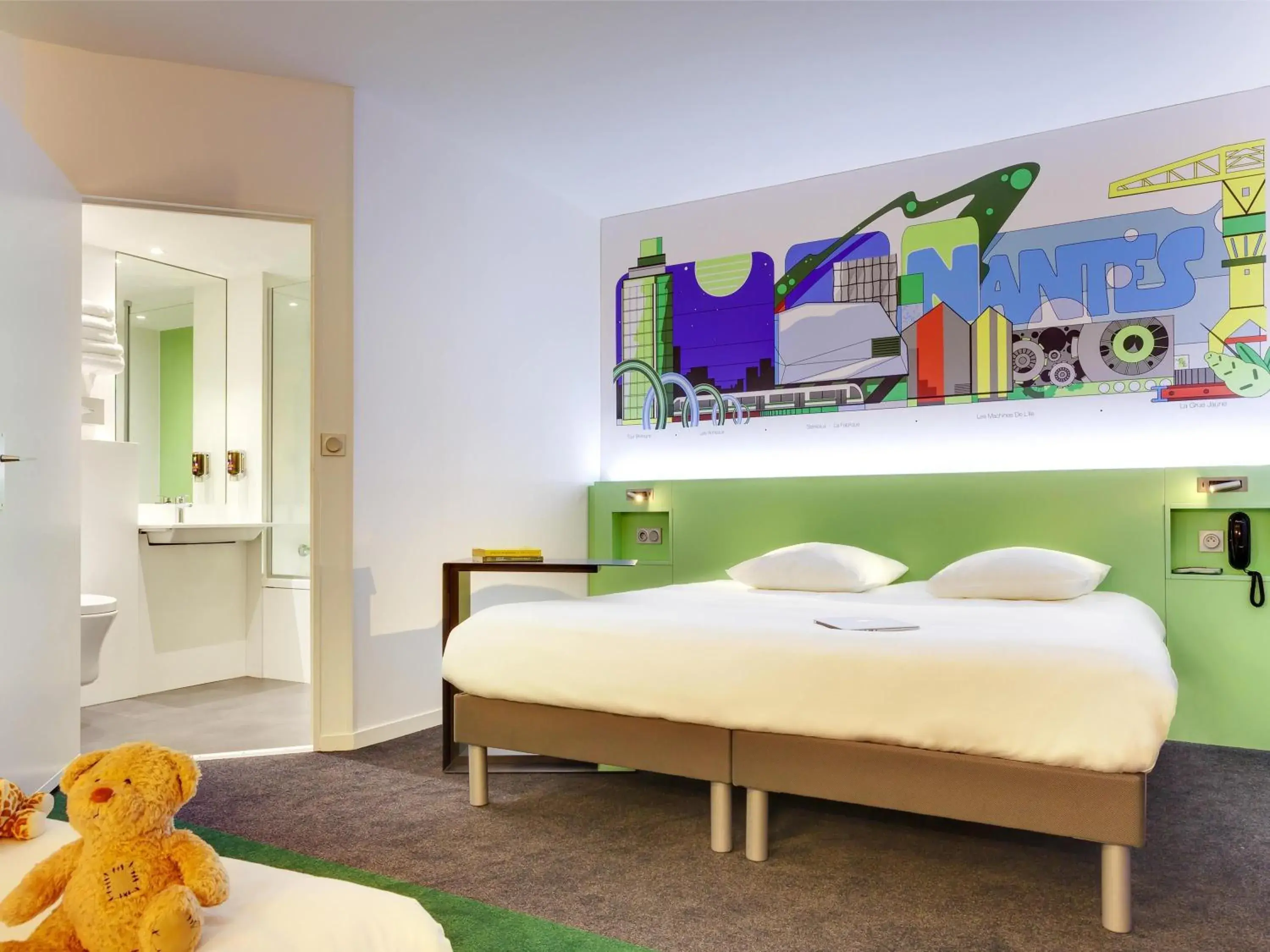 Bedroom, Bed in ibis Styles Nantes Centre Gare Bedroom, Bed in ibis Styles Nantes Centre Gare