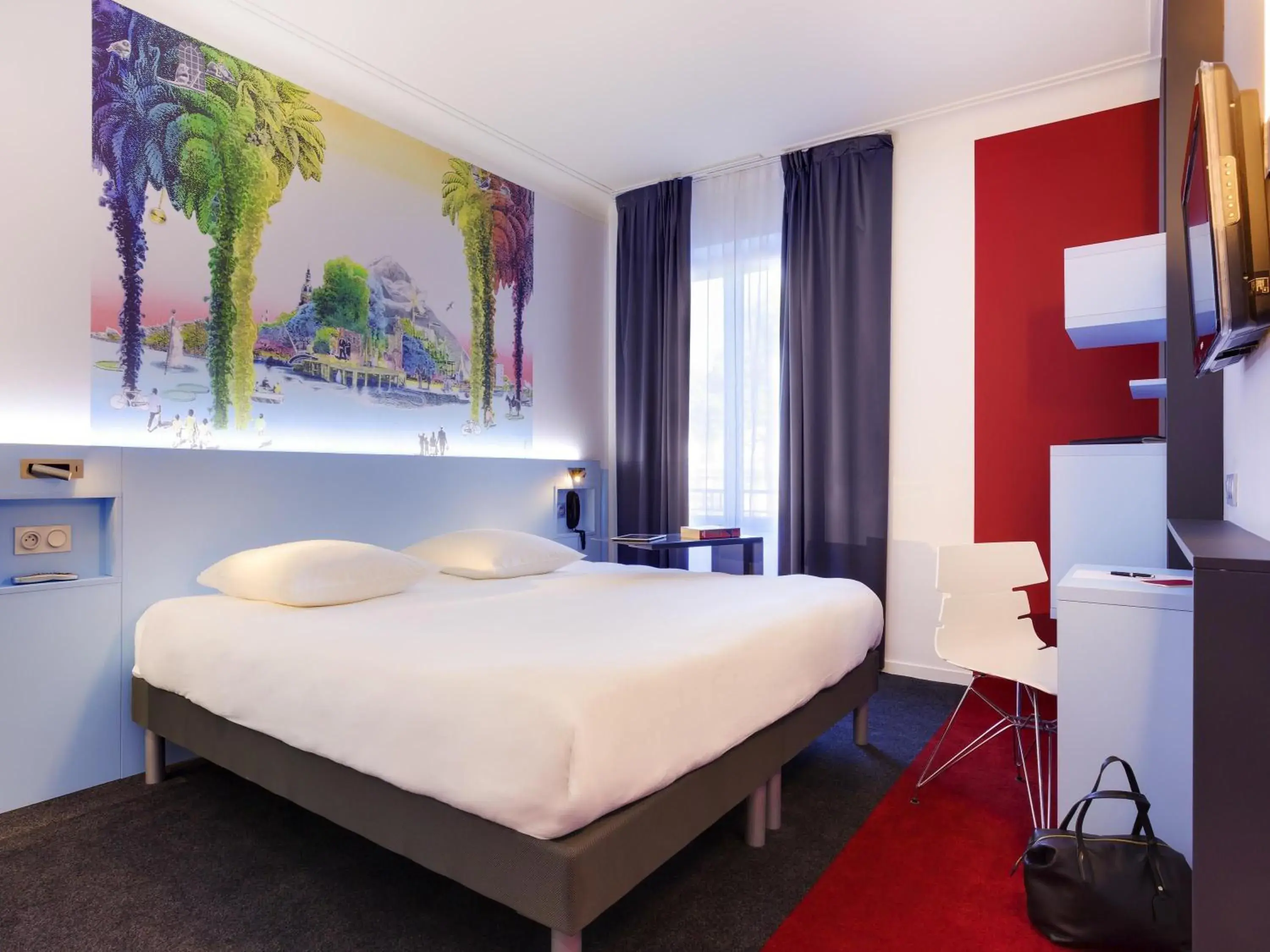 Bedroom, Bed in ibis Styles Nantes Centre Gare Bedroom, Bed in ibis Styles Nantes Centre Gare