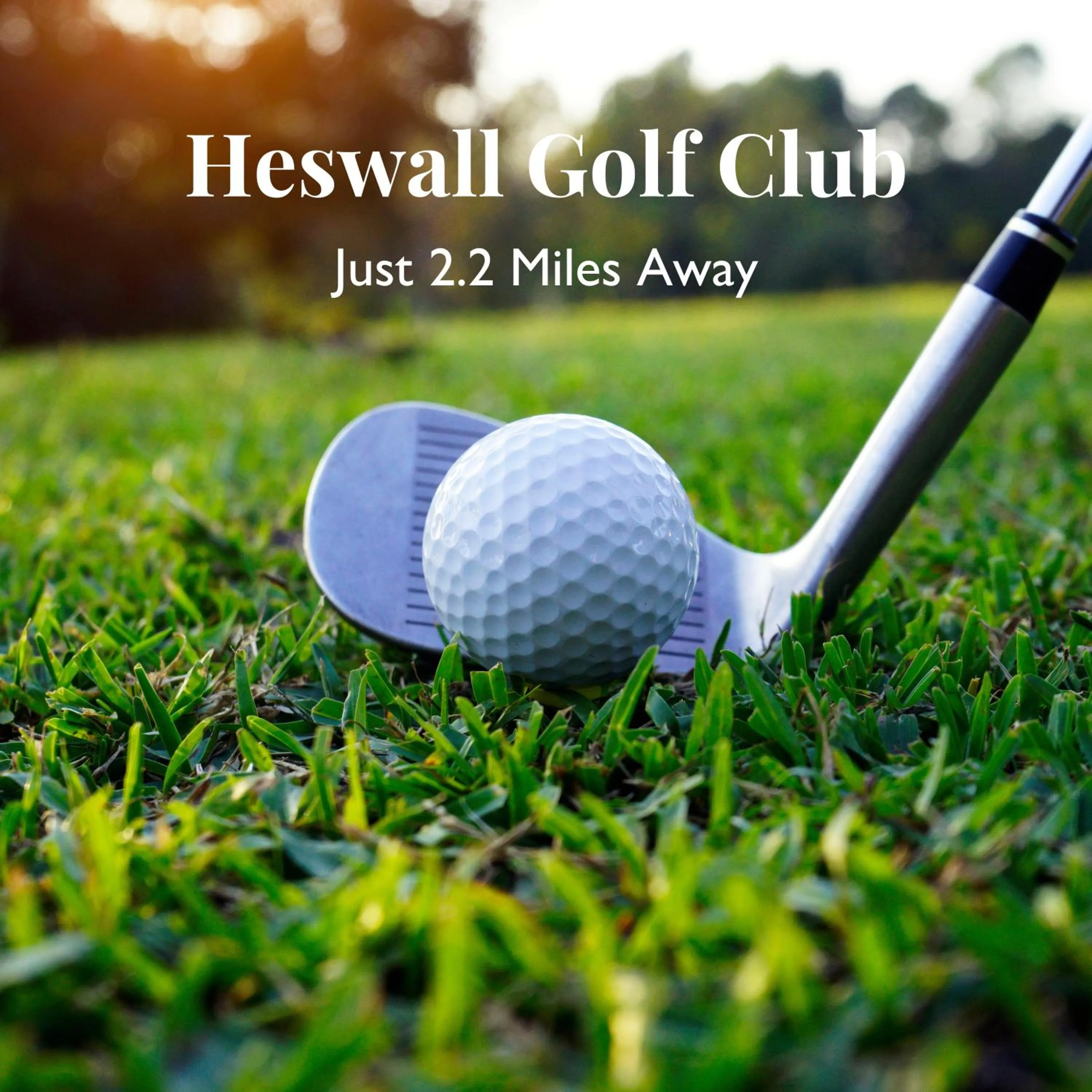 Golfcourse in Thornton Hall Hotel & Spa