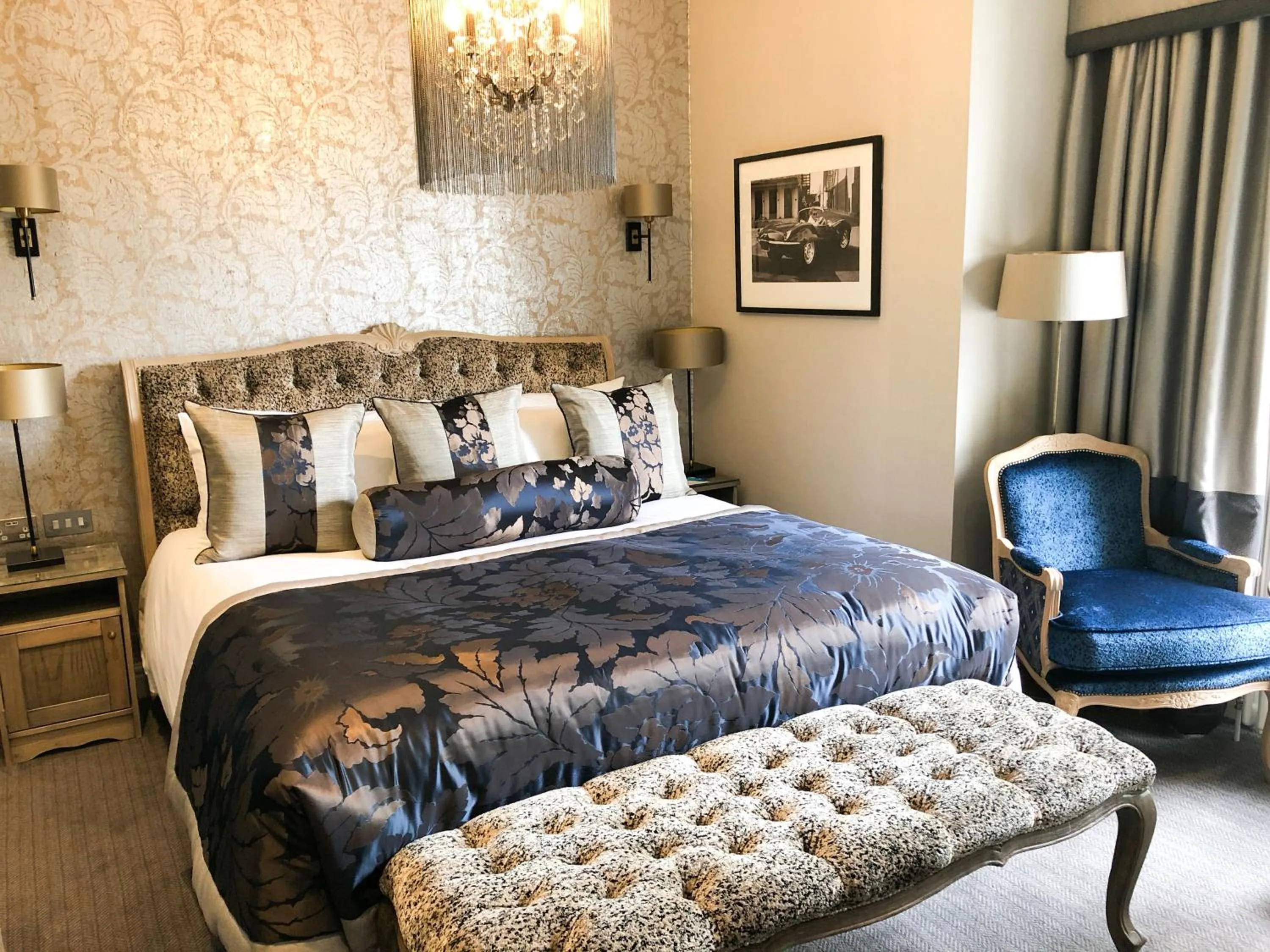 Bed in Thornton Hall Hotel & Spa