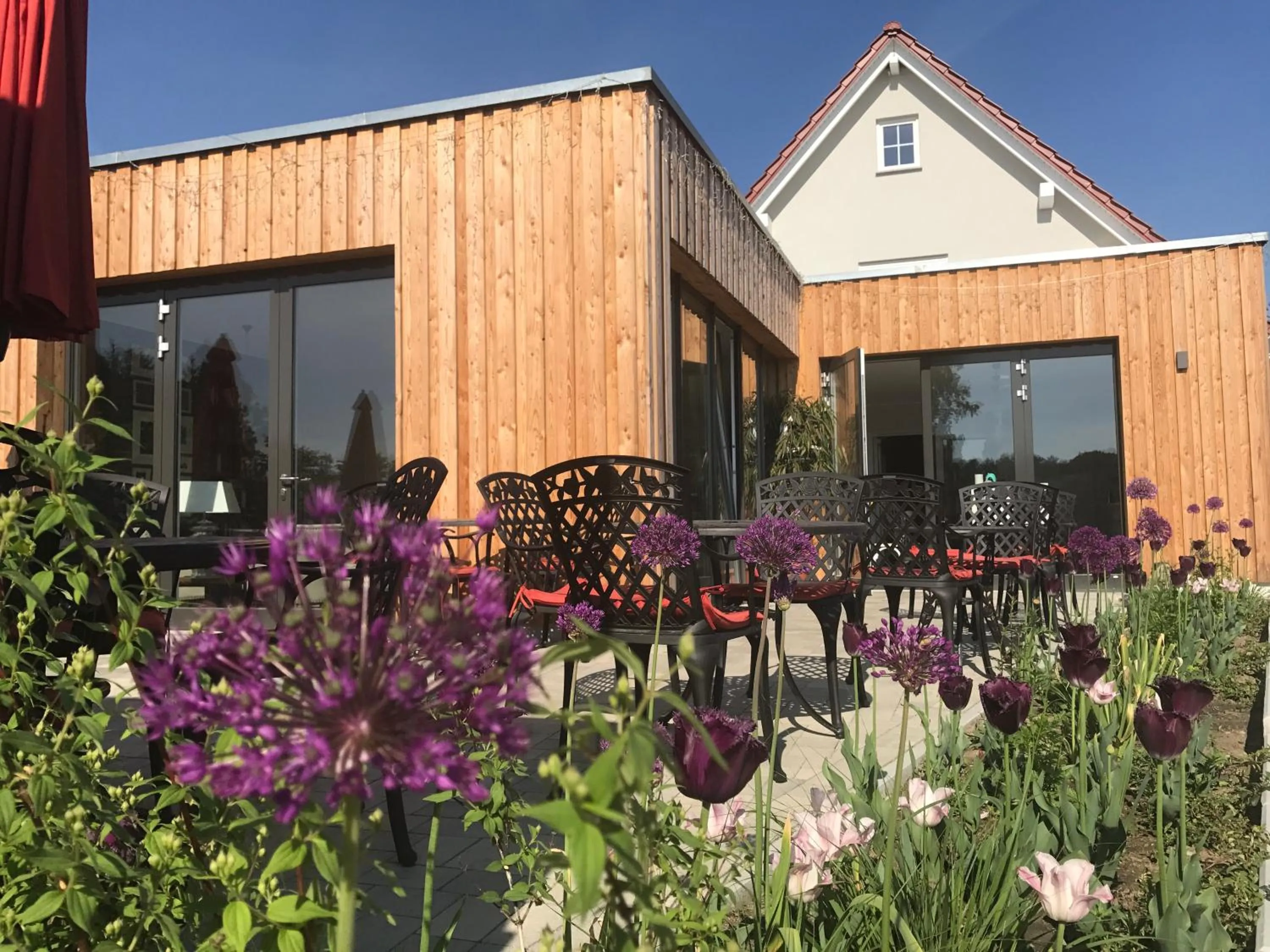 Balcony/Terrace in Alwine - Landhaus an den Spreewiesen