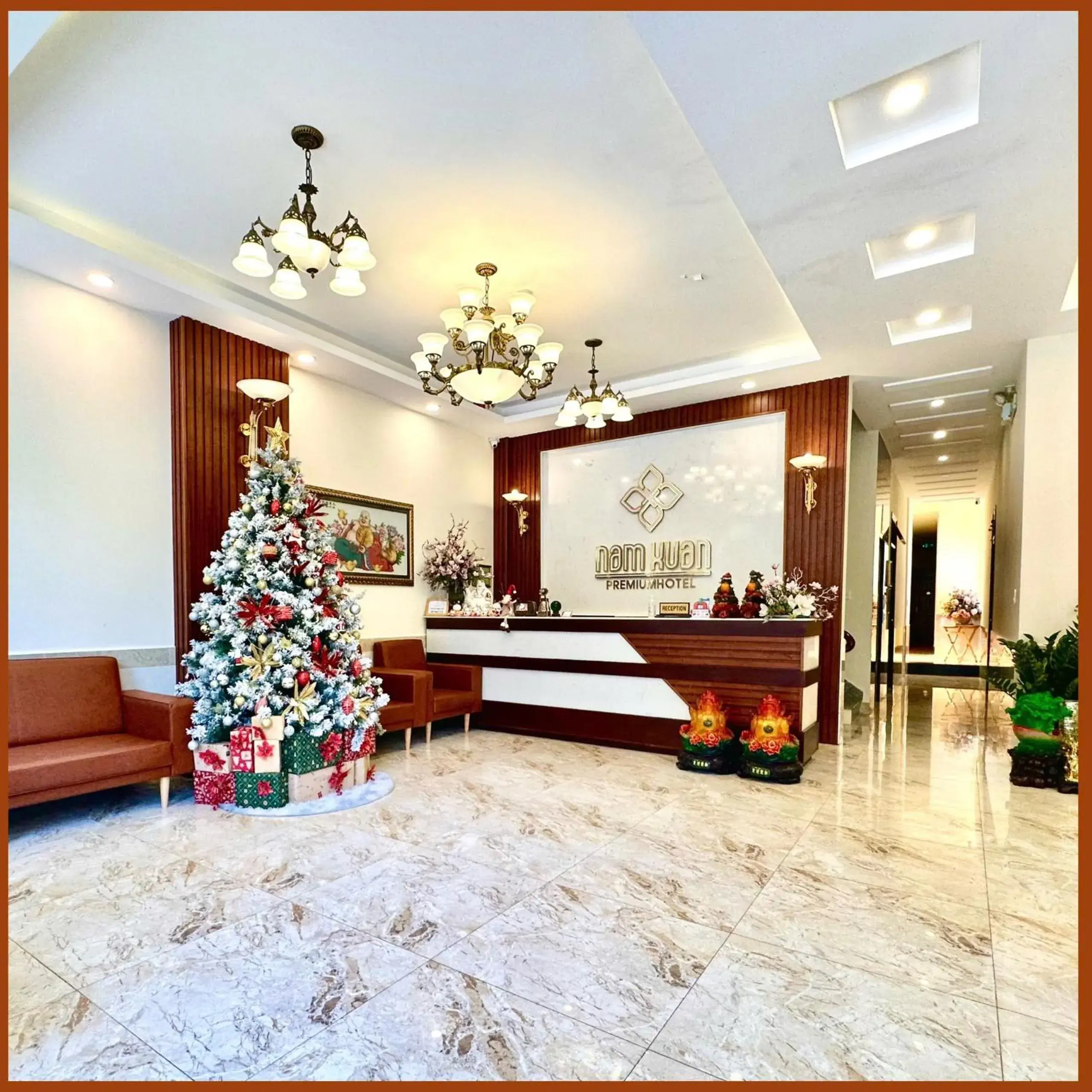 Lobby or reception in Nam Xuan Premium Hotel Lobby or reception in Nam Xuan Premium Hotel