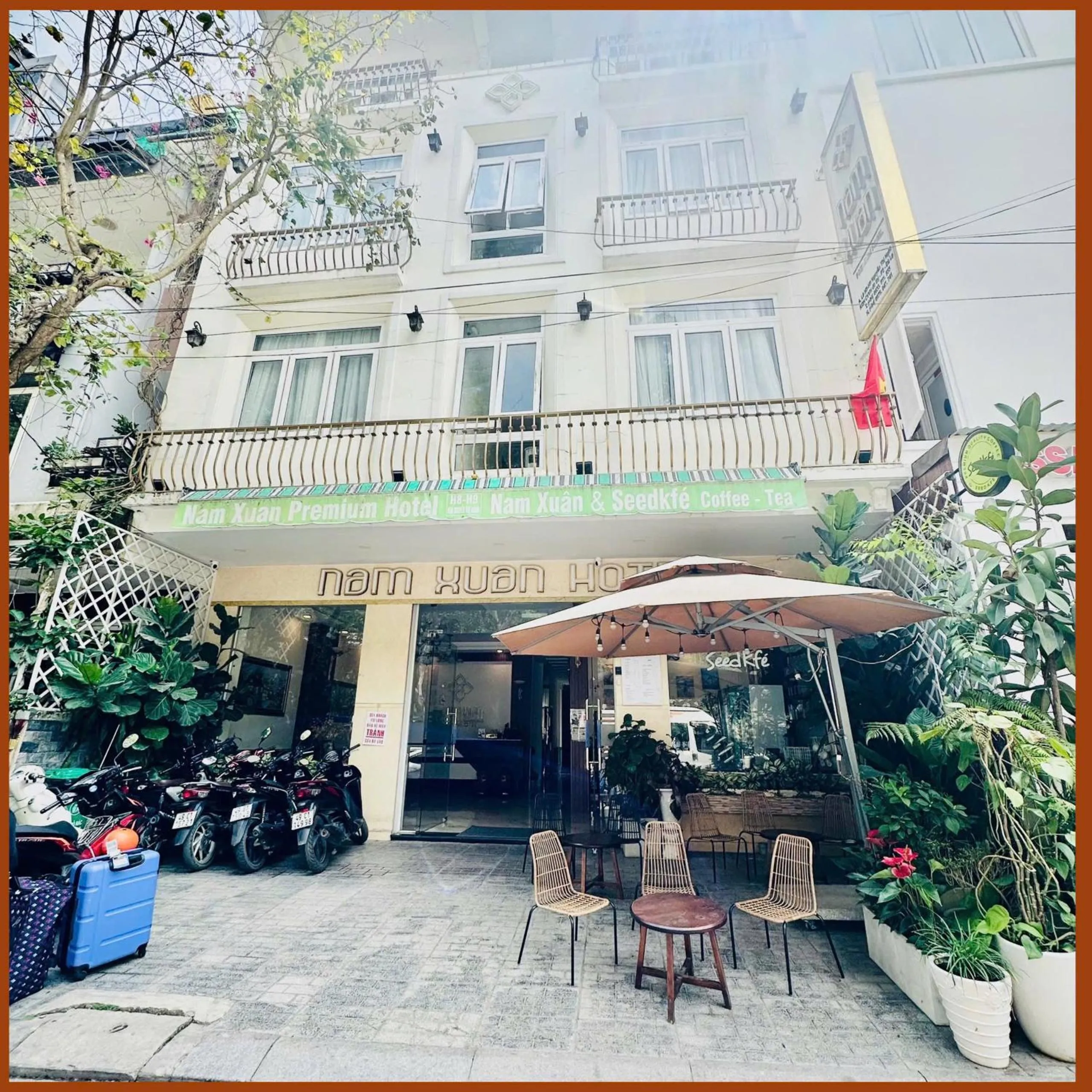 Property building in Nam Xuan Premium Hotel