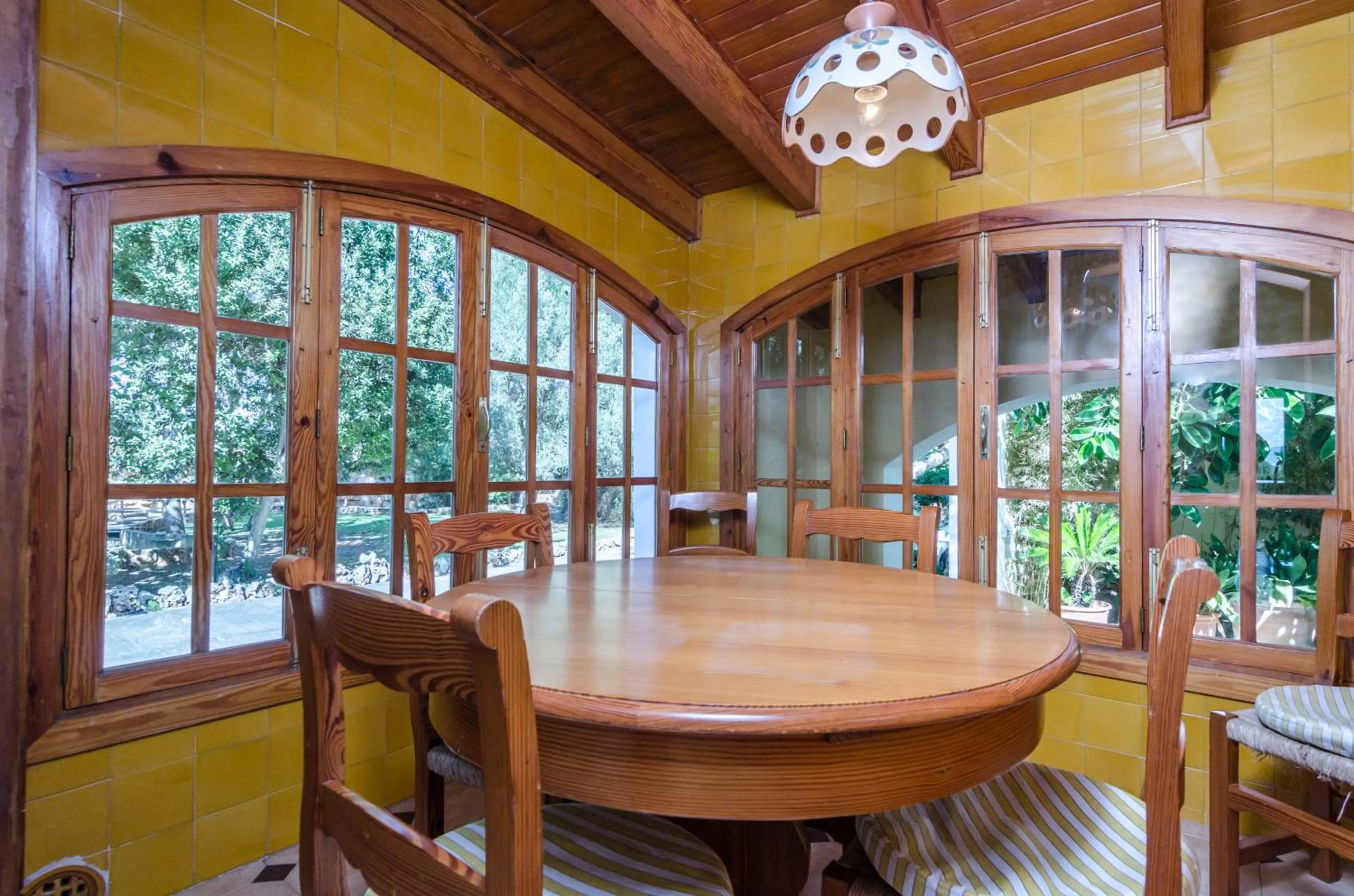 Dining area in Finca Son Pou