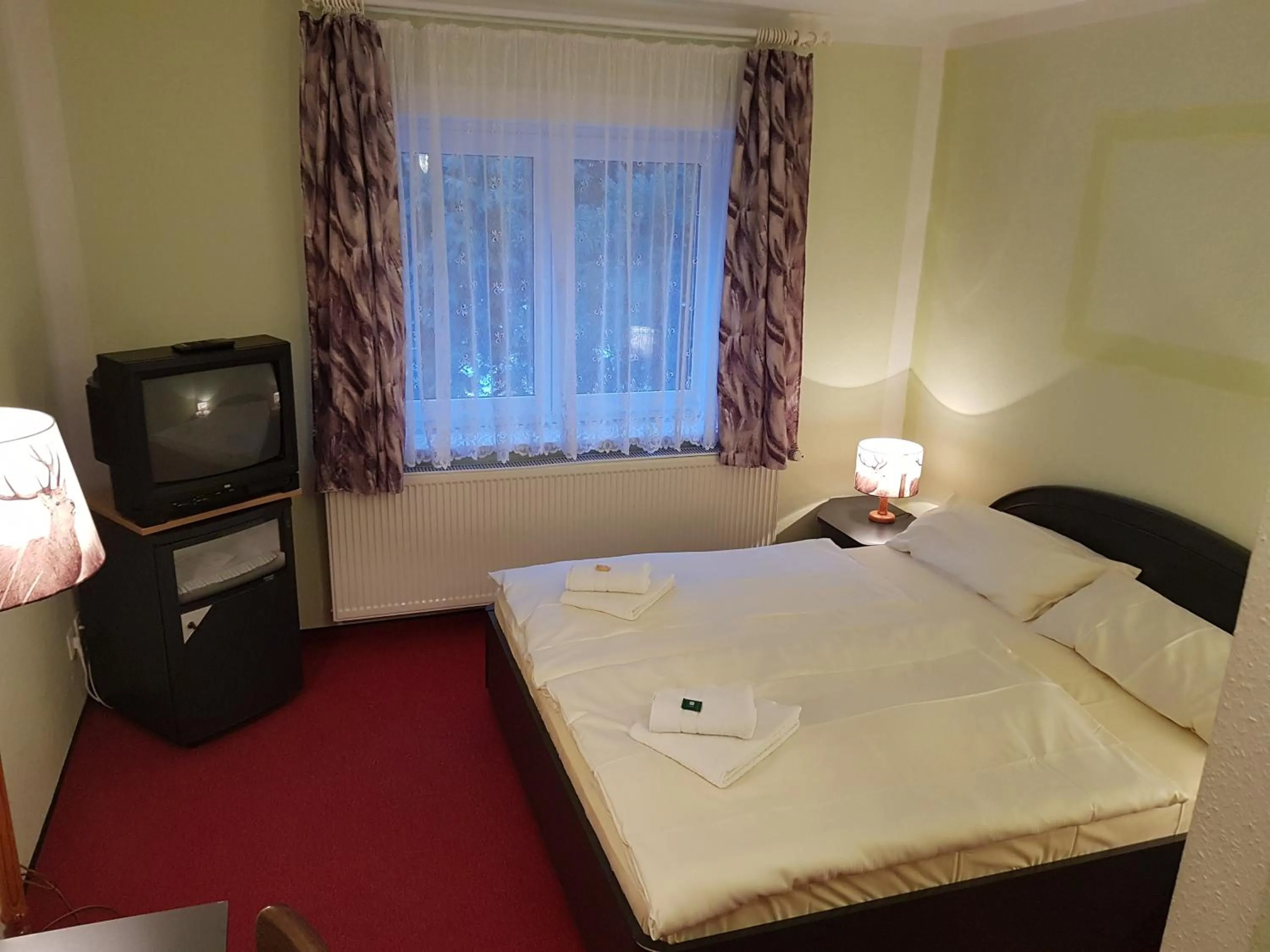 Bed in Hotel Landgut Ochsenkopf