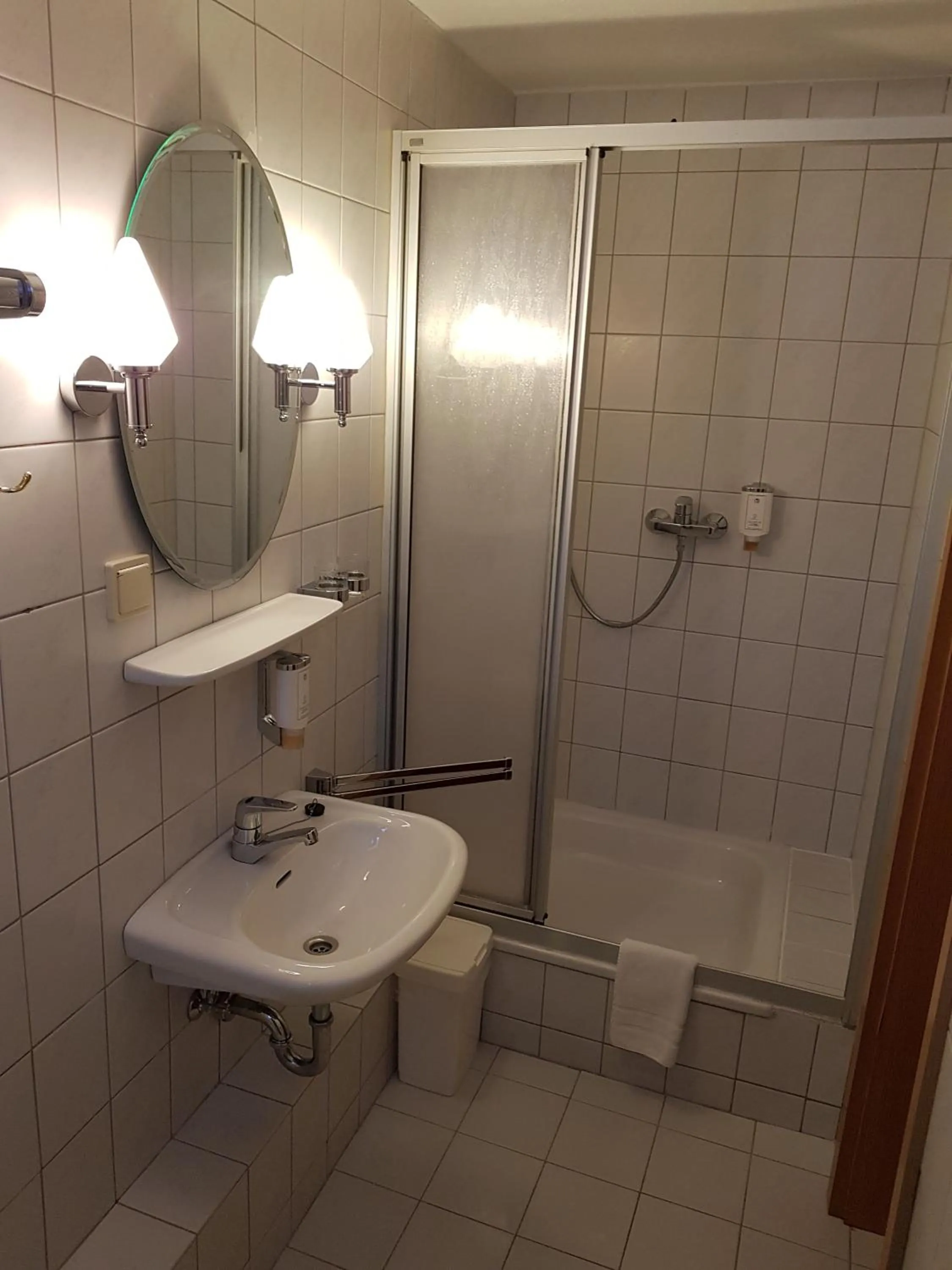 Shower in Hotel Landgut Ochsenkopf