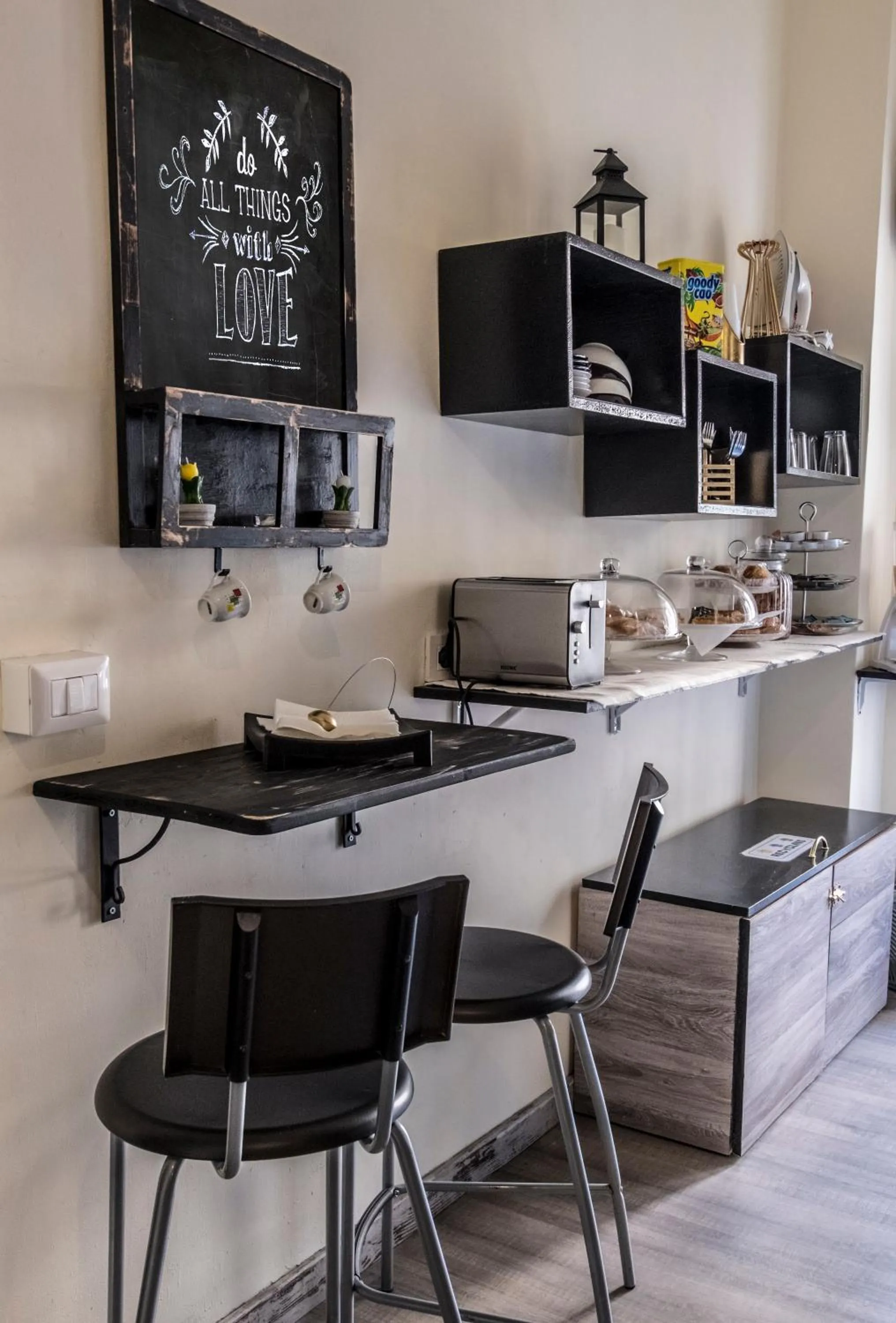 Kitchen or kitchenette in B&B Zen Trastevere