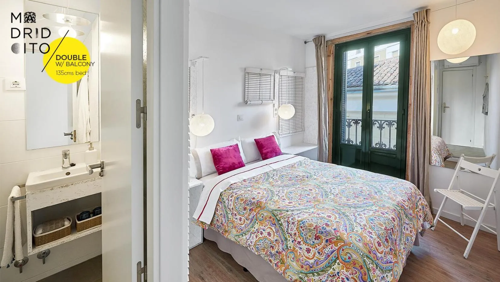 Bedroom, Bed in Madridcito