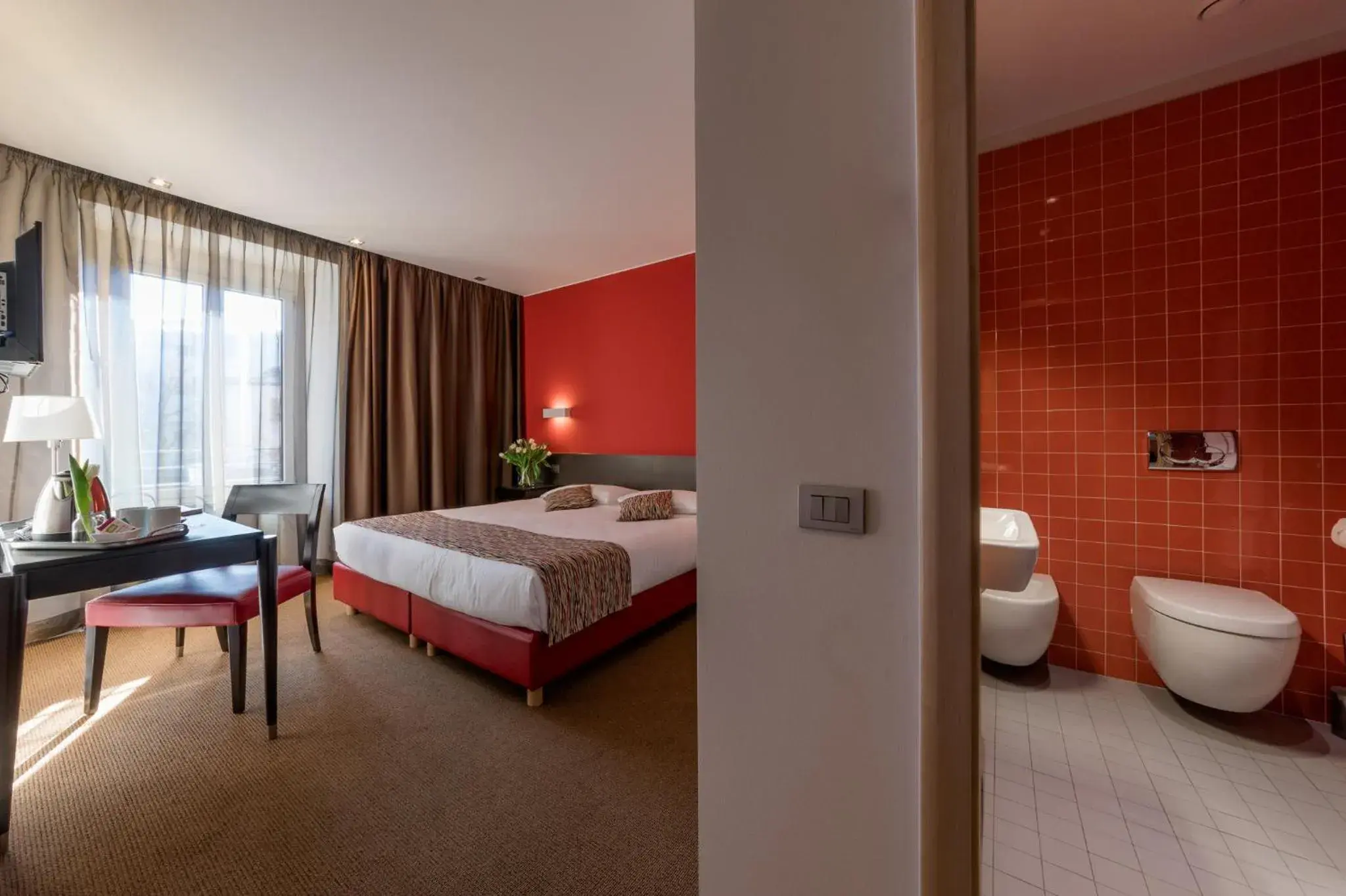 Bed in Hotel Valeria Bed in Hotel Valeria