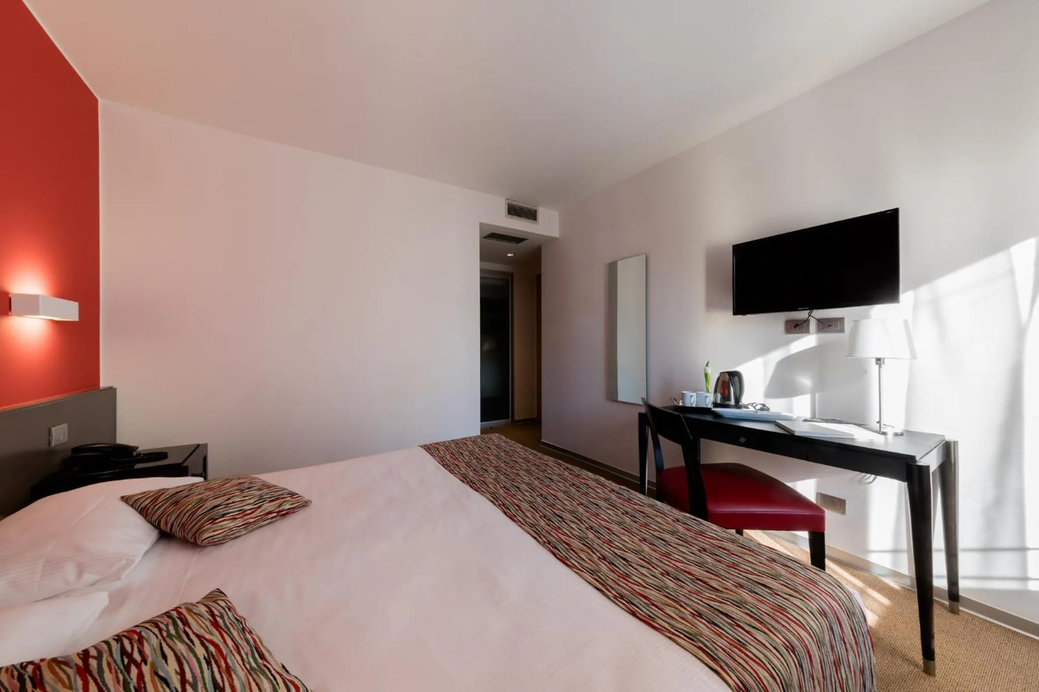 Bed in Hotel Valeria