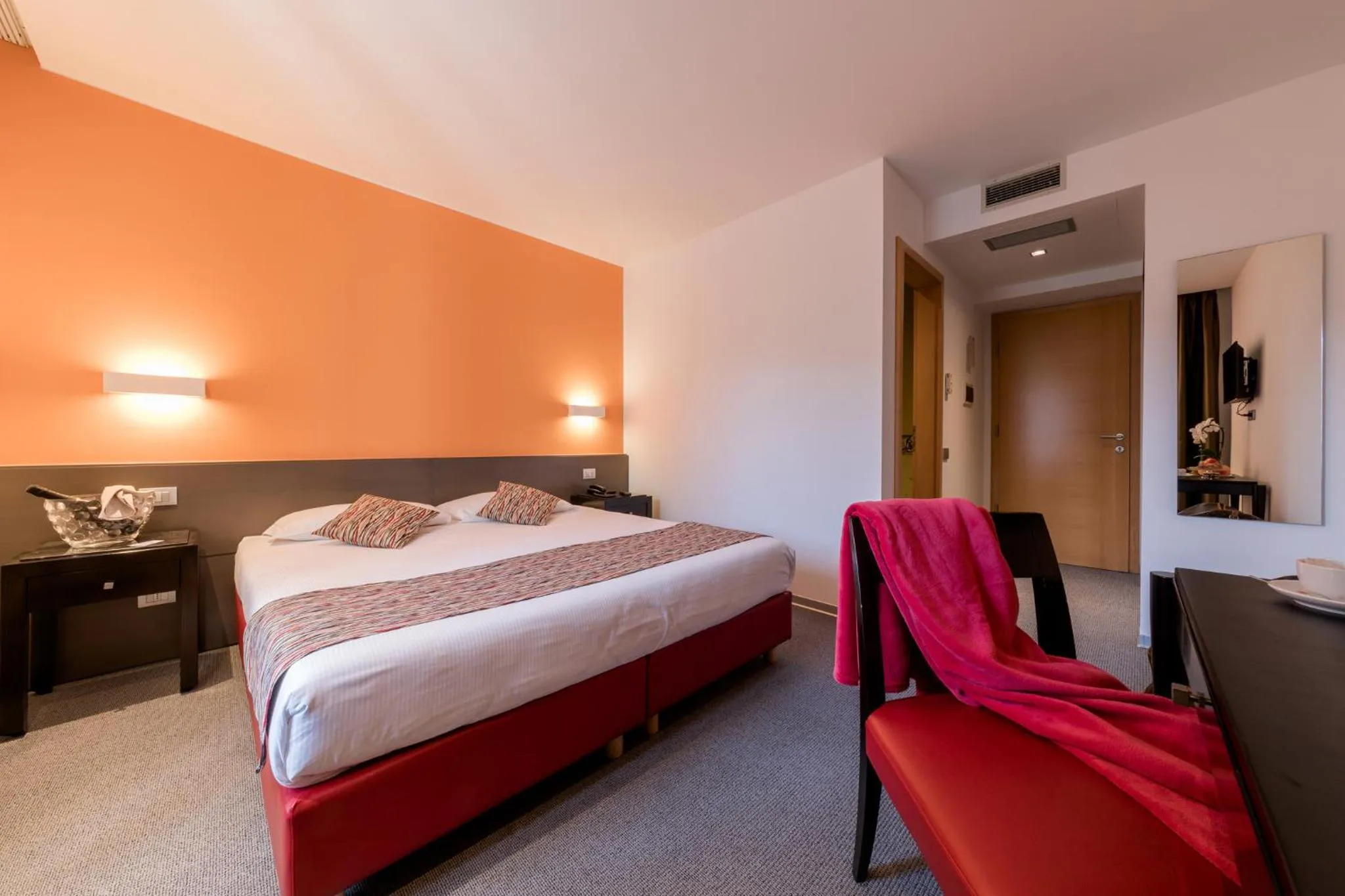 Bed in Hotel Valeria