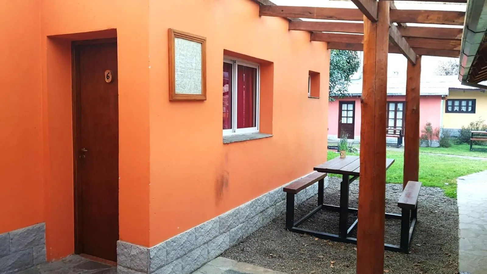 Patio in La Estacion Hostel