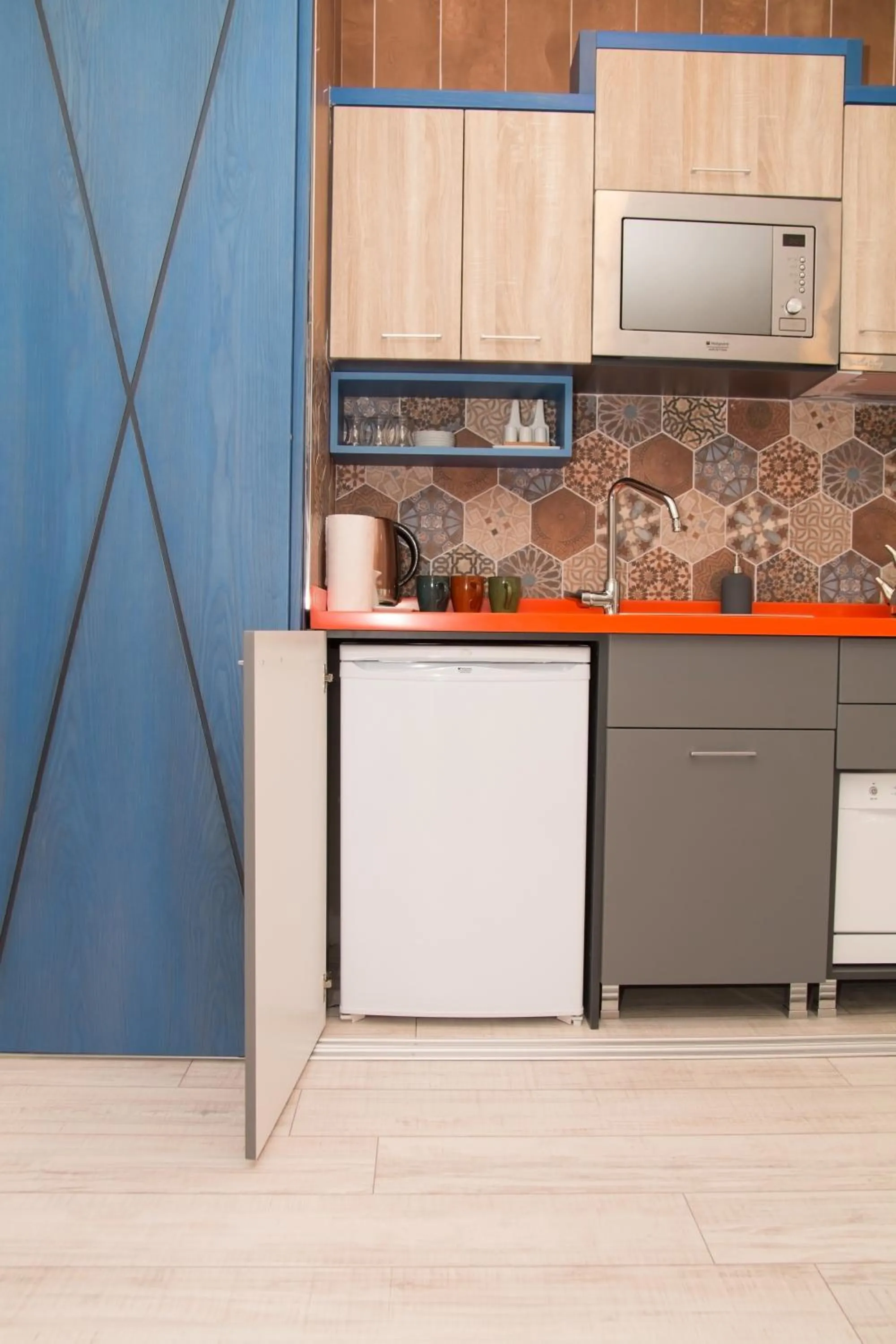 Kitchen or kitchenette in Zin D Home Dudullu Otel