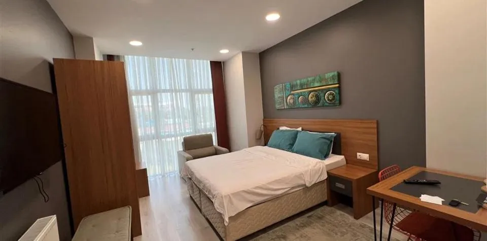 Bed in Zin D Home Dudullu Otel