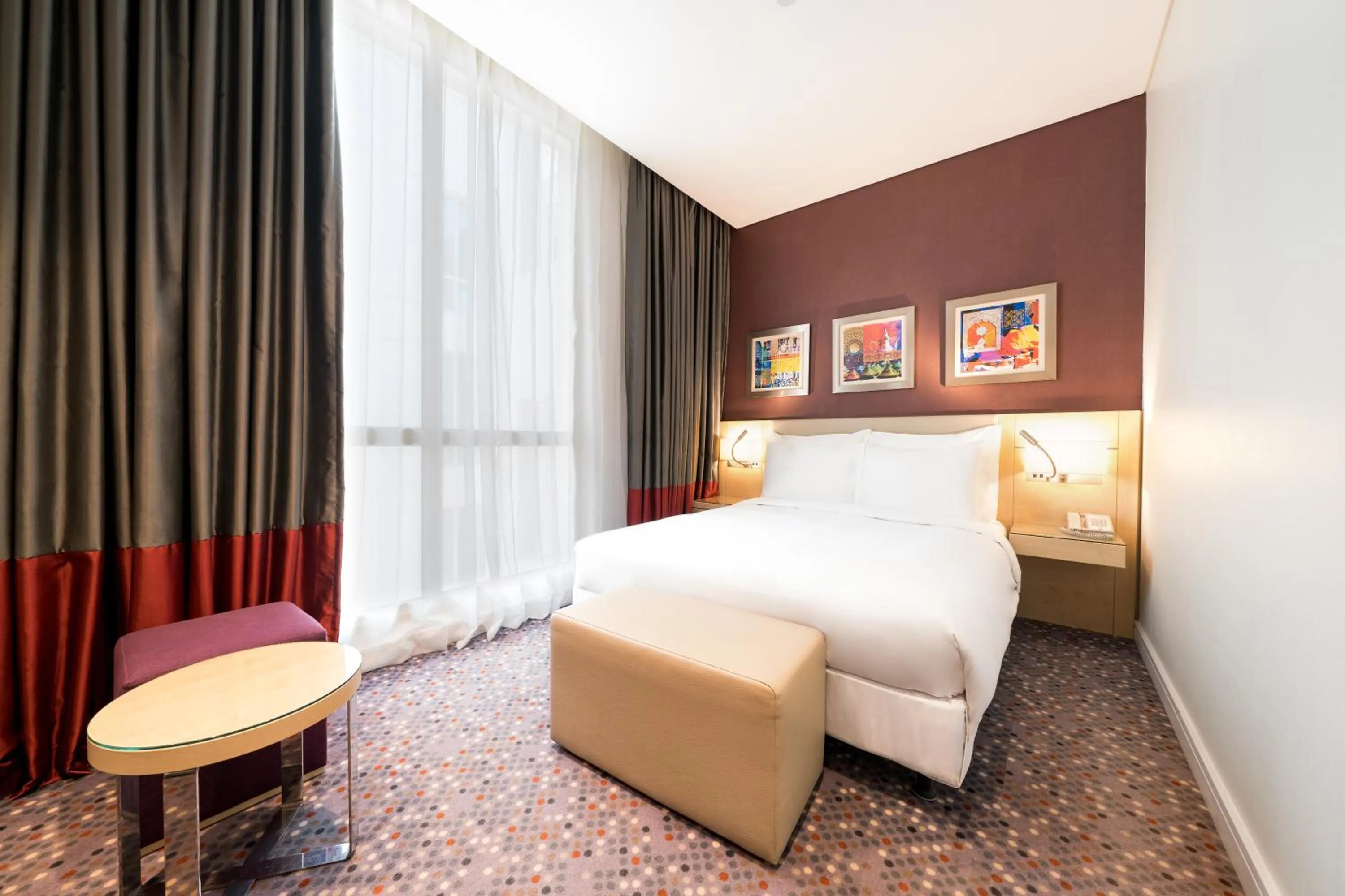 Bed in SAS Residence & Hotel Dhahran