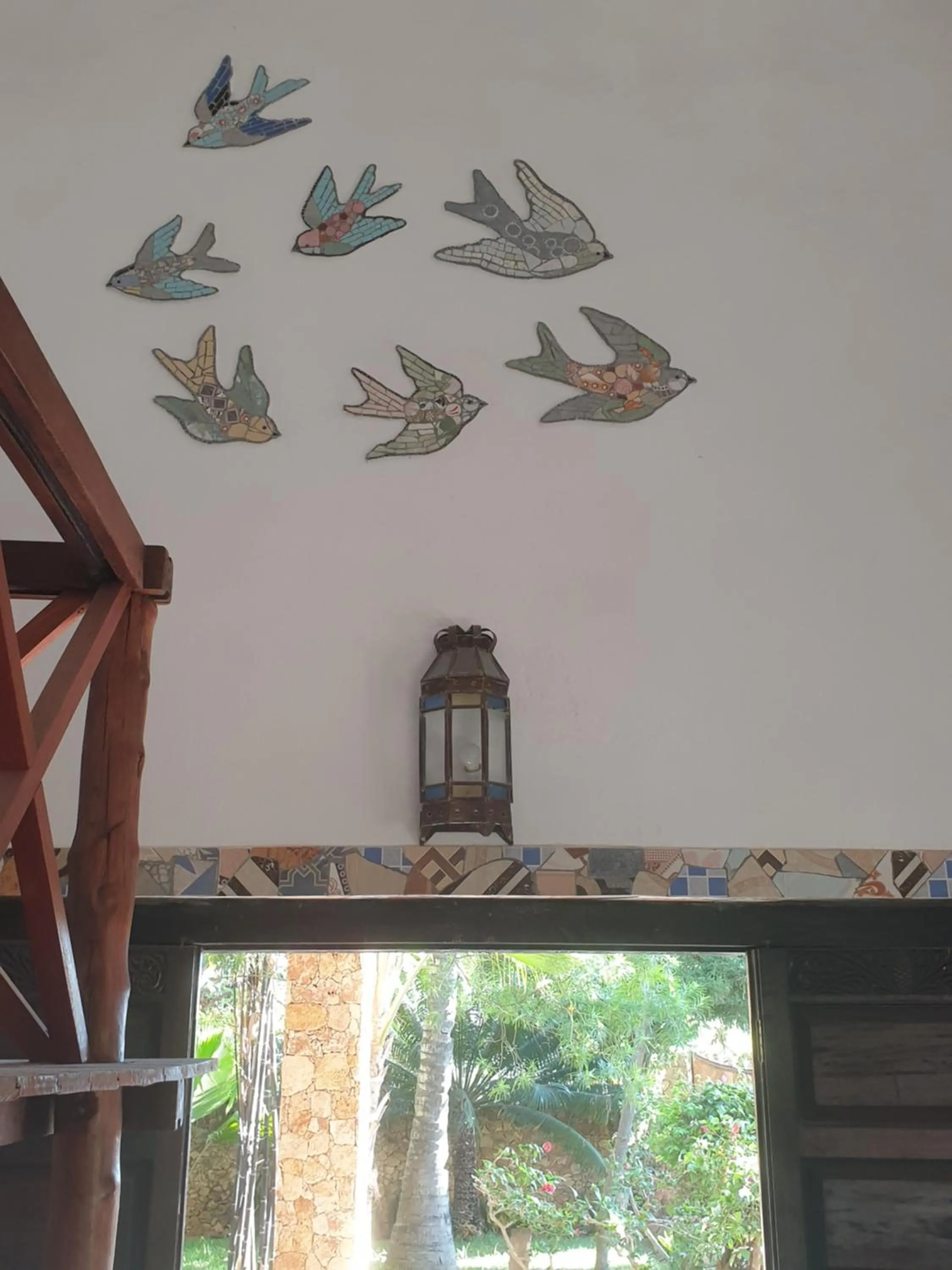 Decorative detail in Marijani Holiday Resort