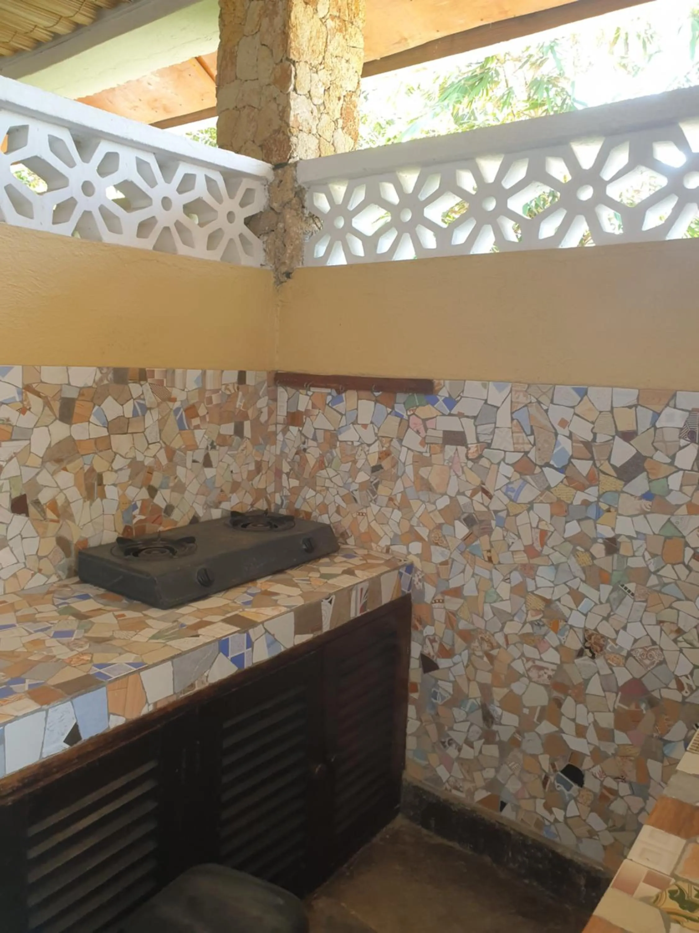 Kitchen or kitchenette in Marijani Holiday Resort