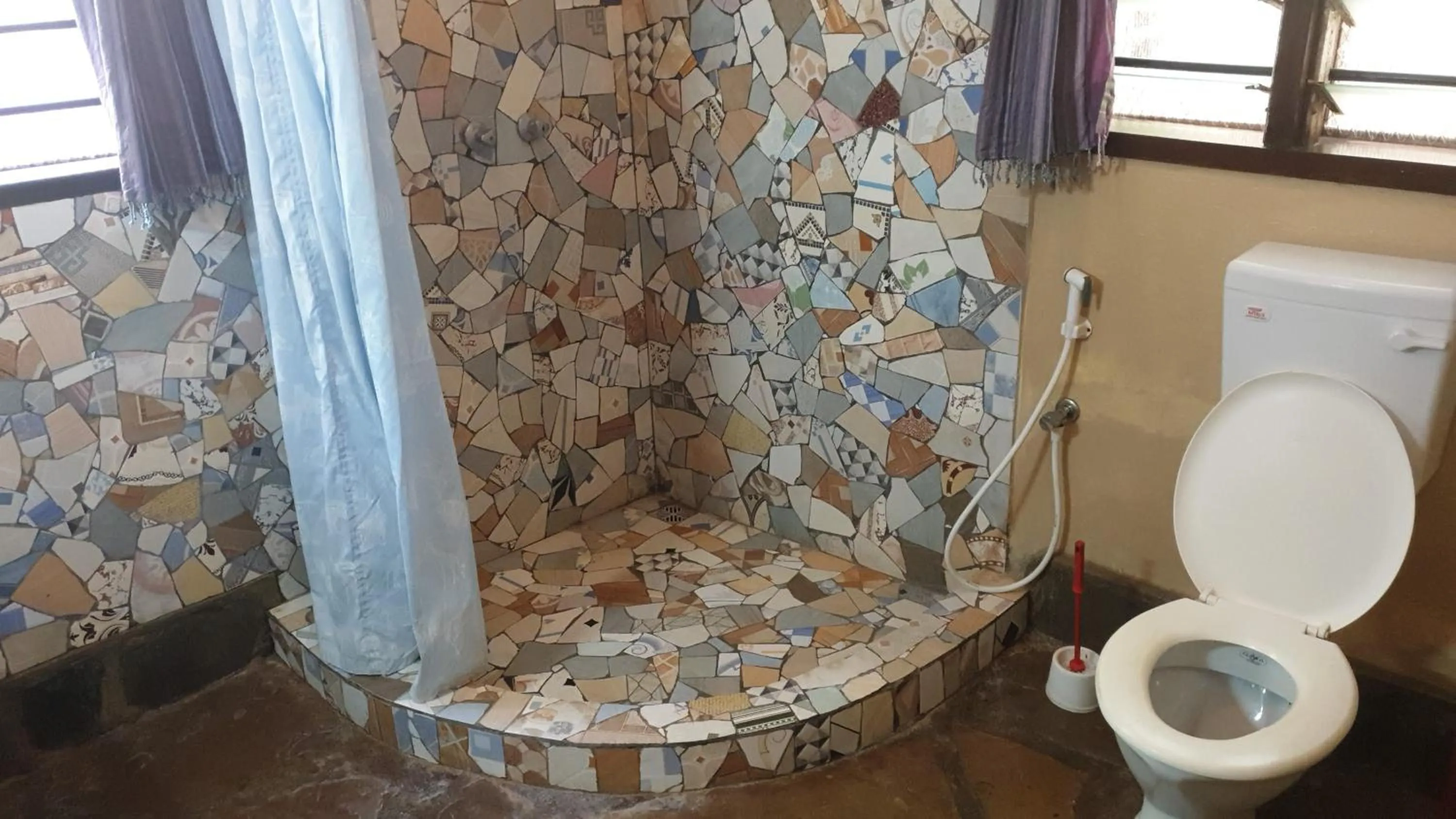 Shower in Marijani Holiday Resort